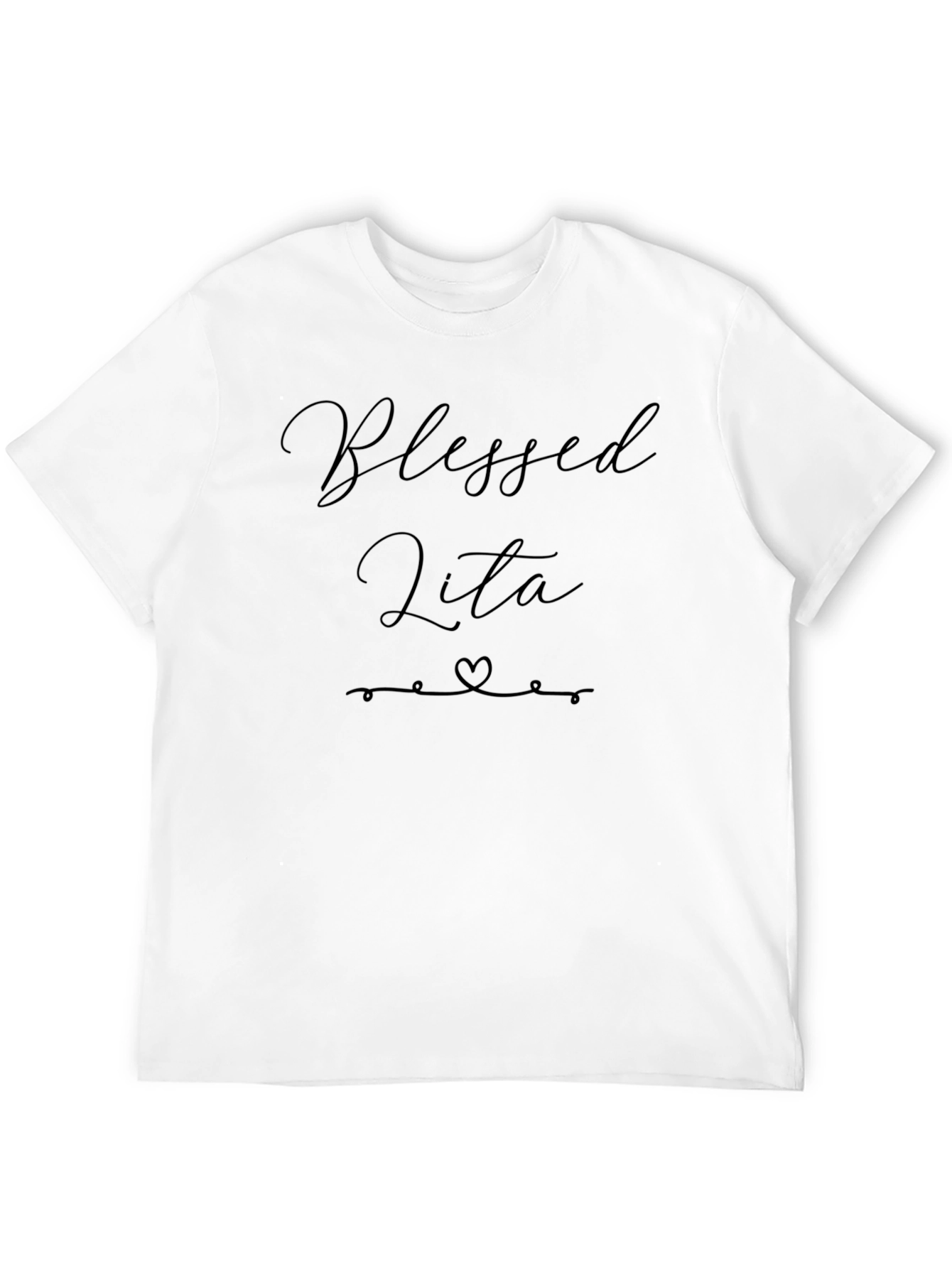 Blessed Lita Black T-Shirt - Stylish & Comfortable