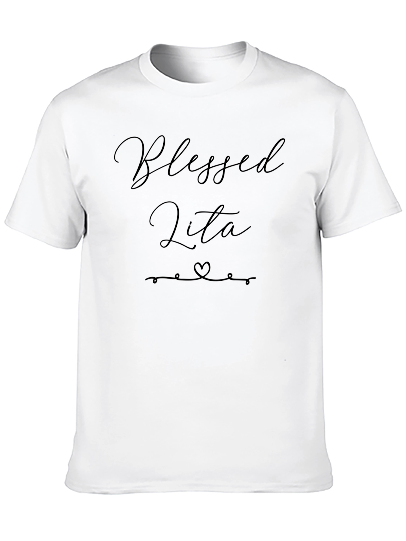 Blessed Lita Black T-Shirt - Stylish & Comfortable