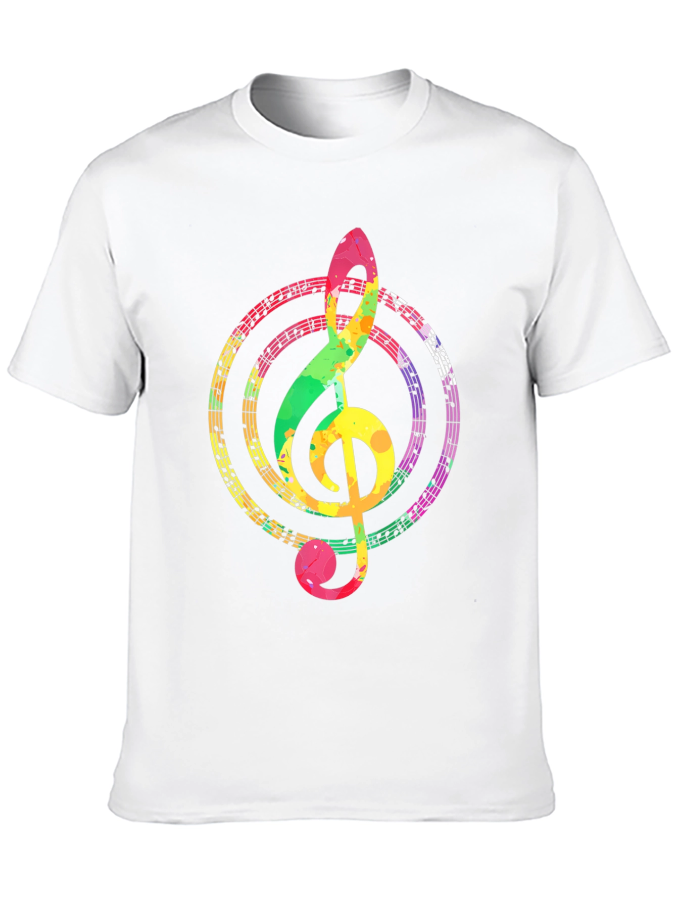 Colorful Music Note T-Shirt