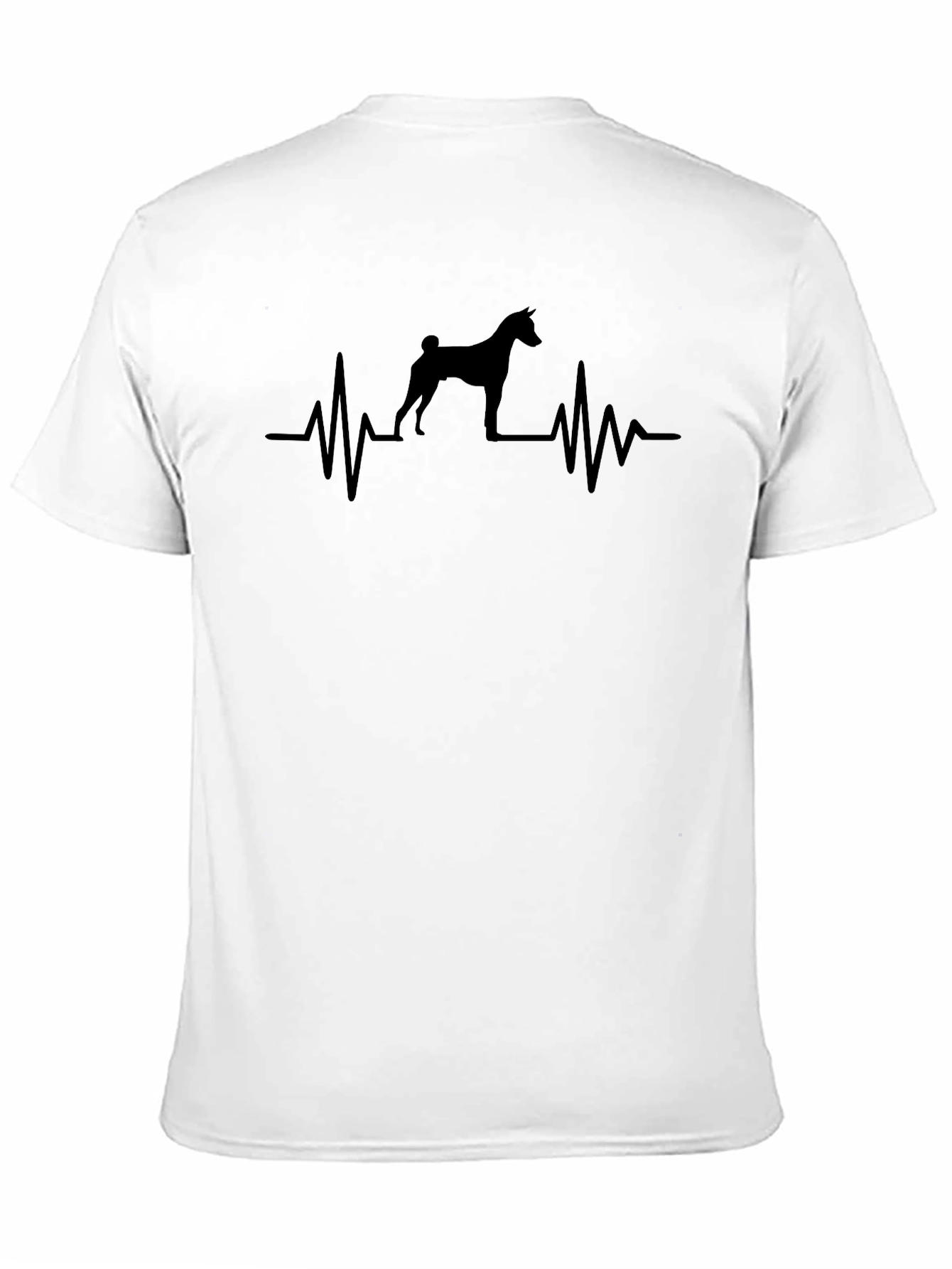 Dog Heartbeat T-Shirt - Mens Crew Neck Tee