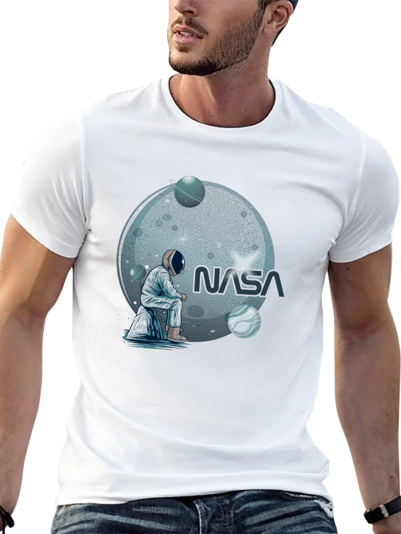 NASA Astronaut T-Shirt - Space Explorer Tee