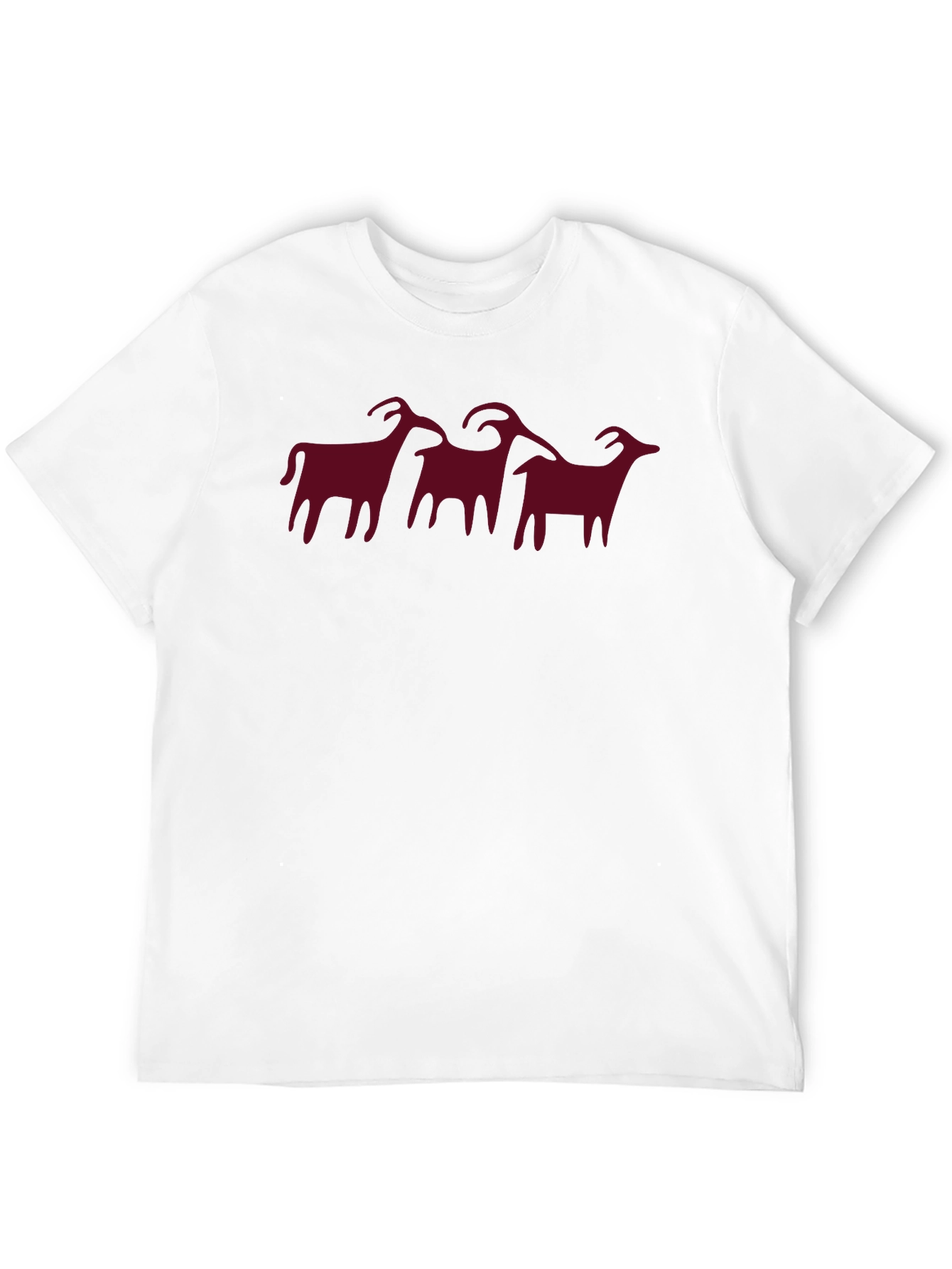 Cave Painting Graphic T-Shirt - Black
