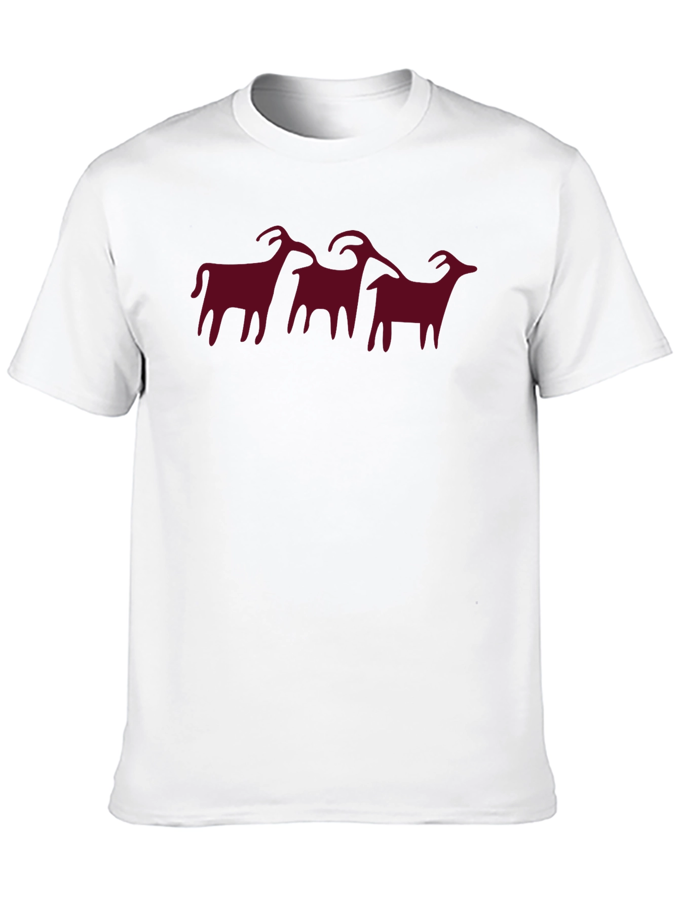 Cave Painting Graphic T-Shirt - Black
