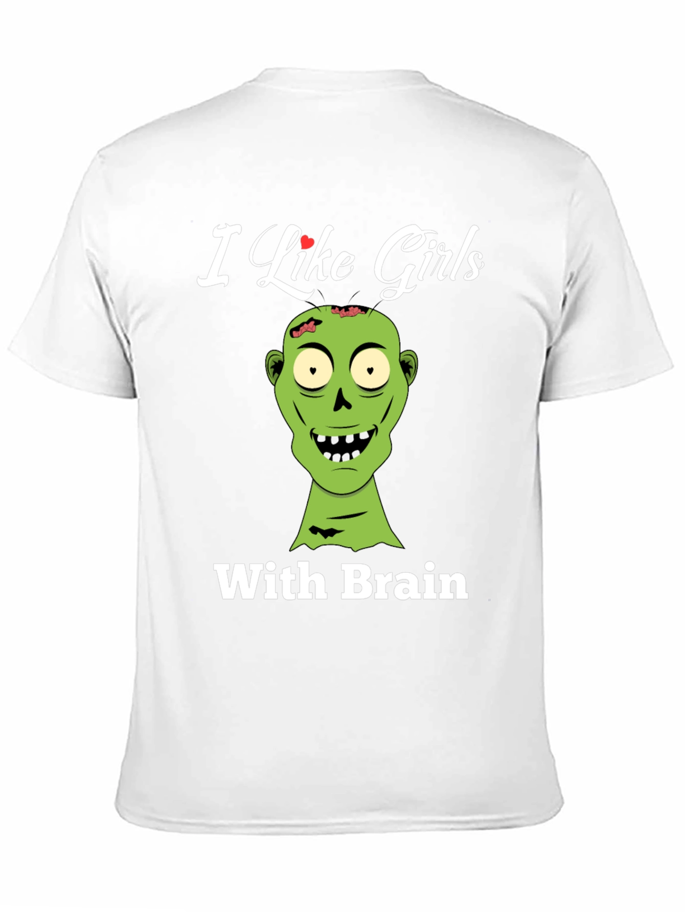 Zombie Lover T-Shirt - I Like Girls With Brains!