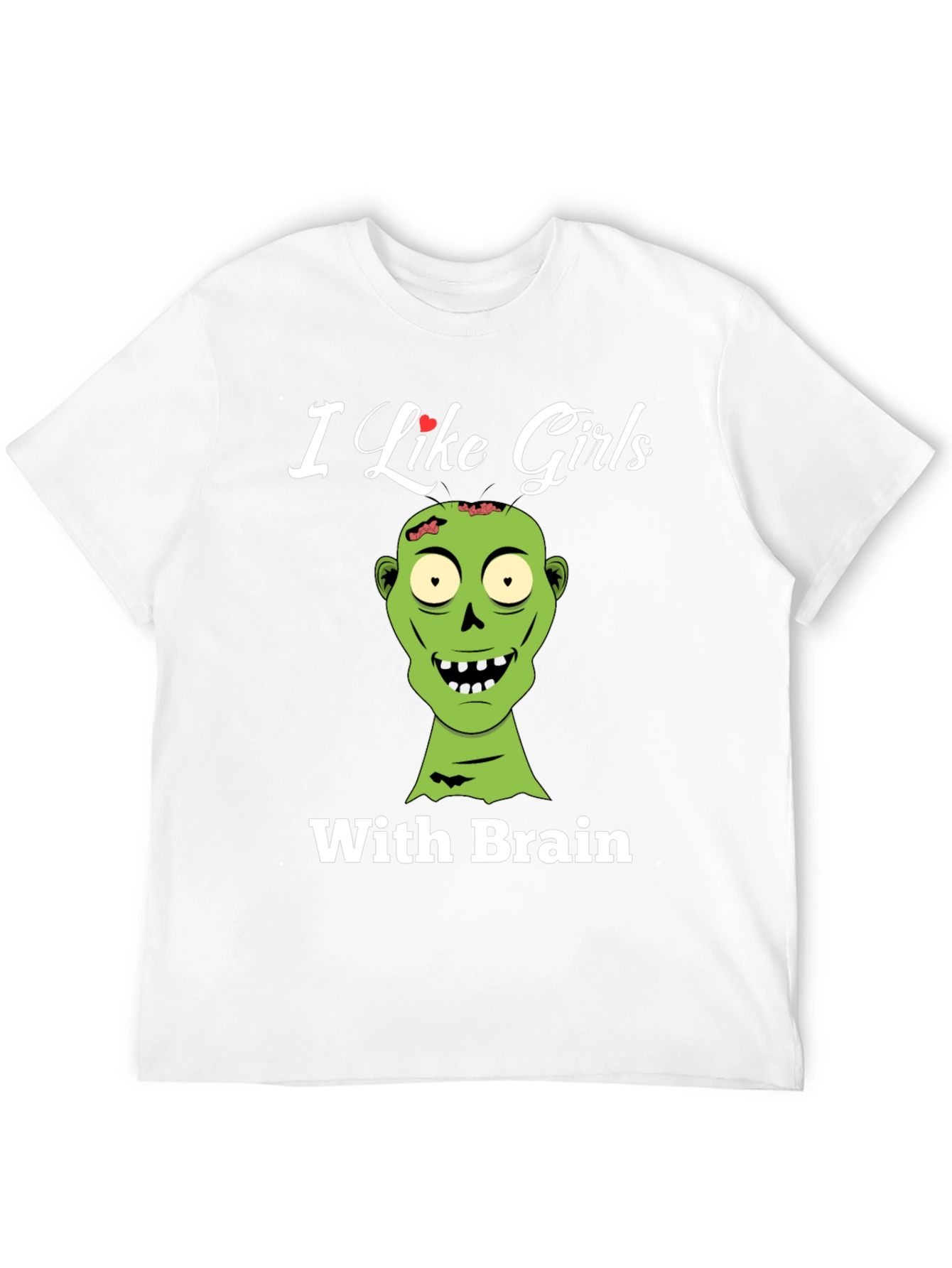 Zombie Lover T-Shirt - I Like Girls With Brains!