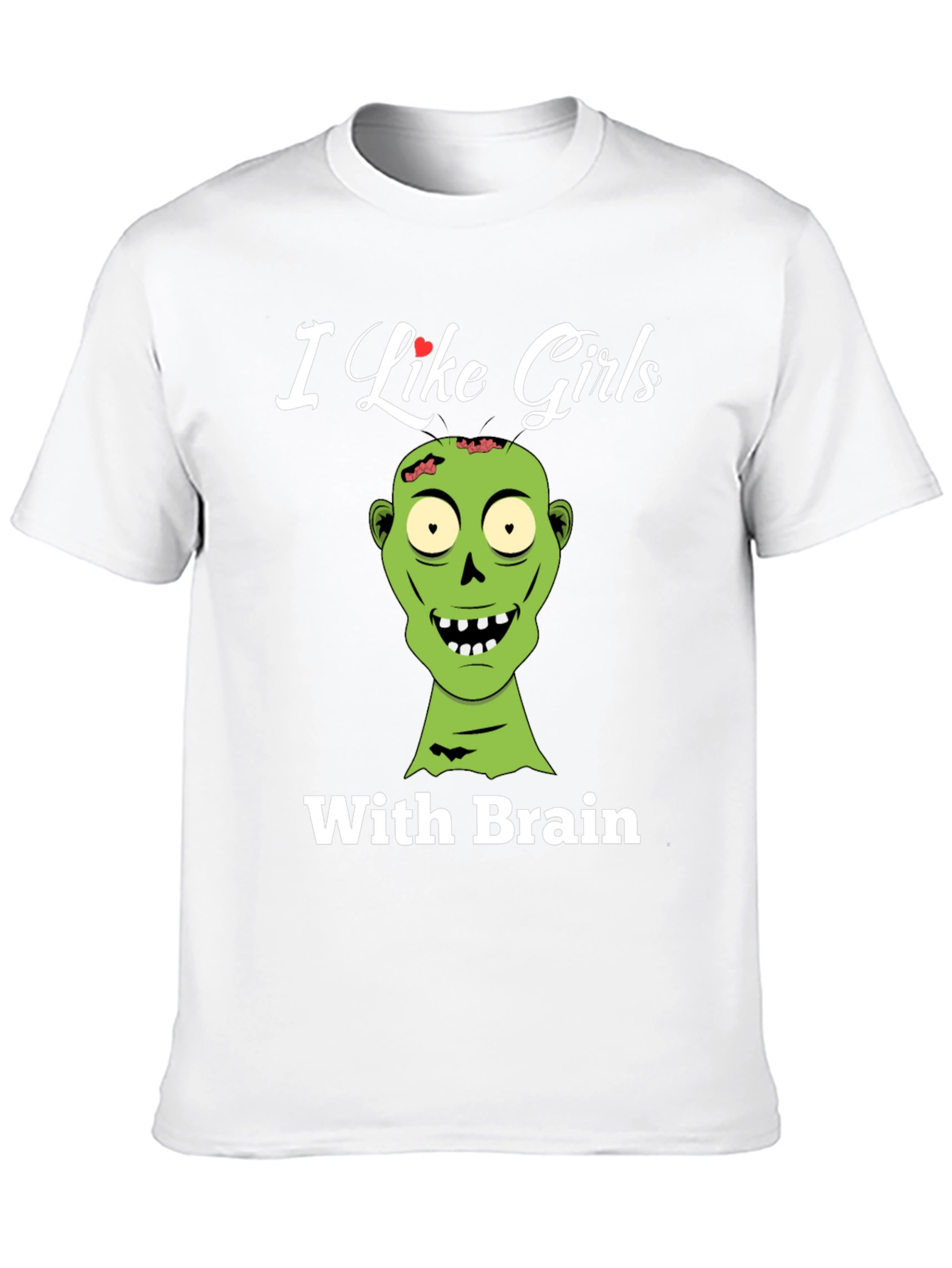 Zombie Lover T-Shirt - I Like Girls With Brains!