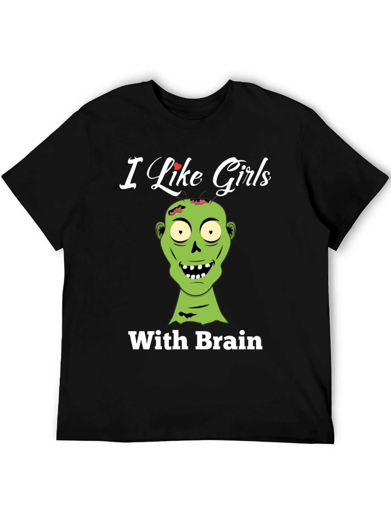 Zombie Lover T-Shirt - I Like Girls With Brains!