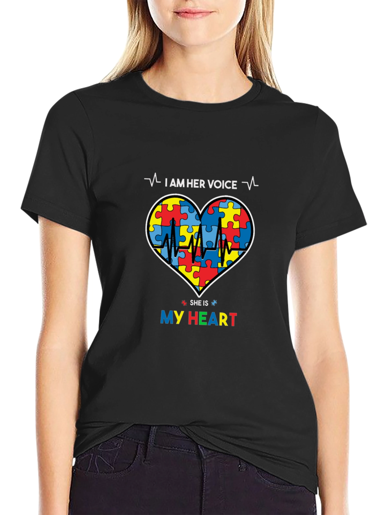 I Am Her Voice Autism Awareness T-Shirt