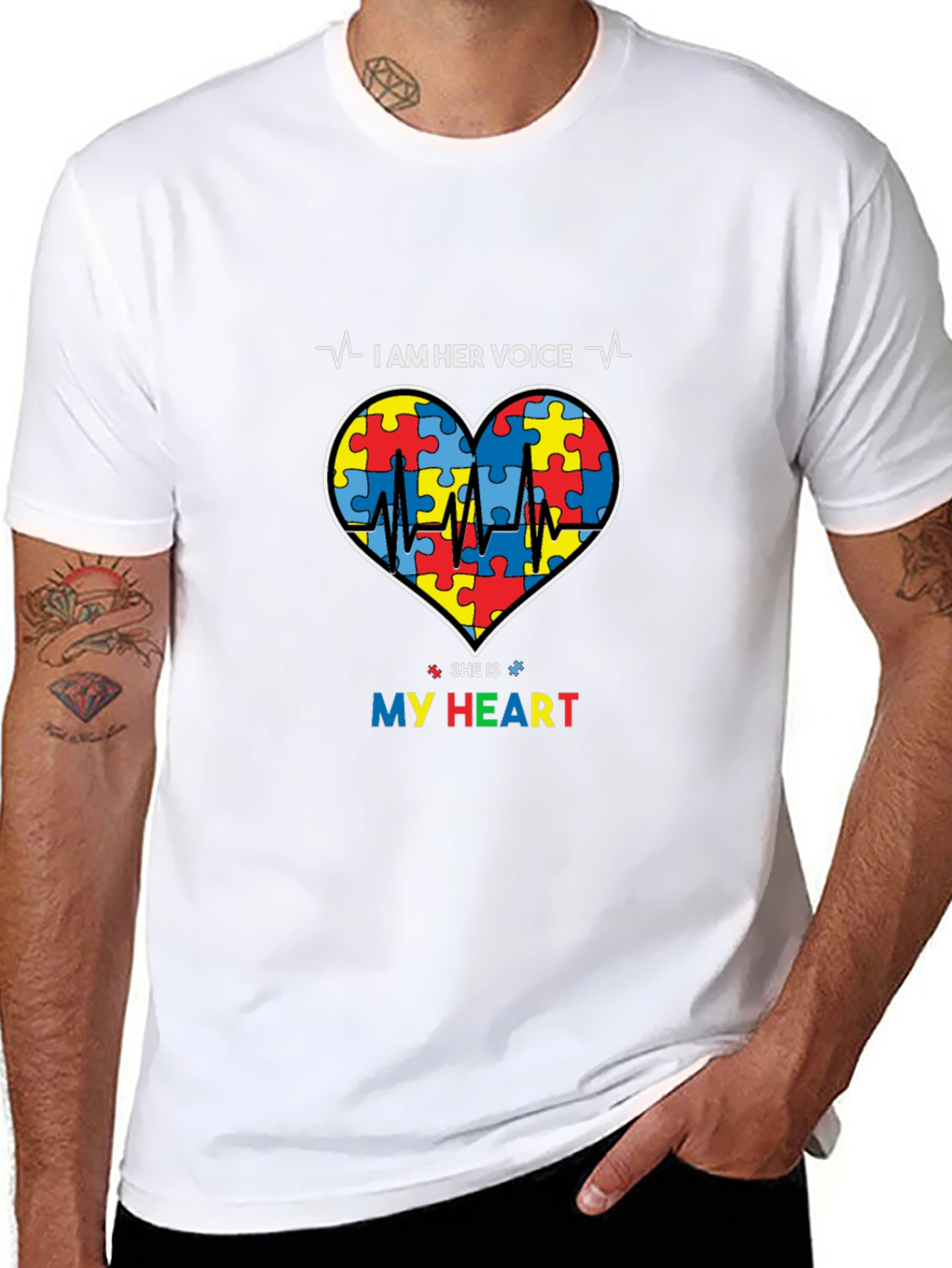 I Am Her Voice Autism Awareness T-Shirt