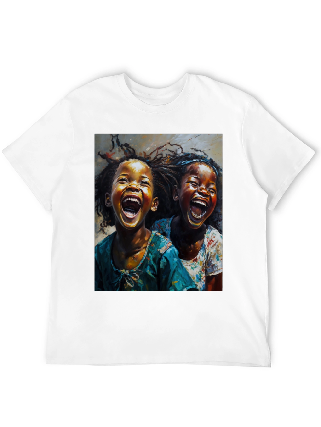 Joyful Children Graphic Tee - Black
