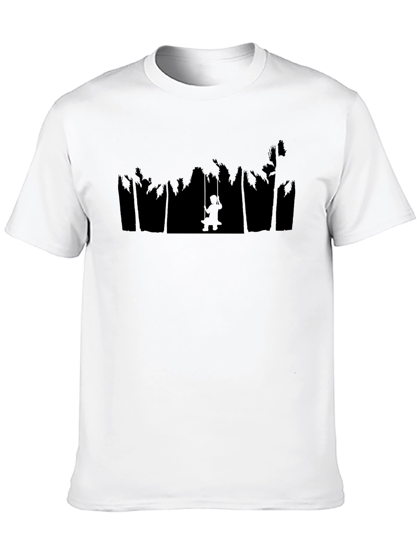 Palm Tree Swing Graphic T-Shirt