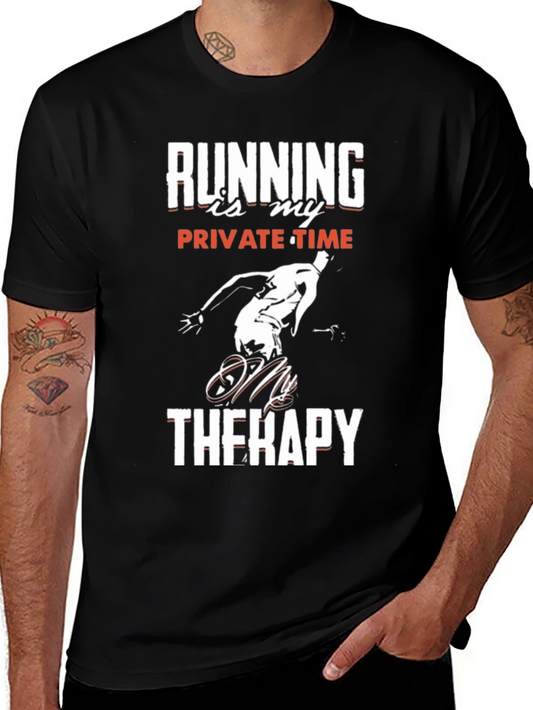 Running Is My Therapy T-Shirt
