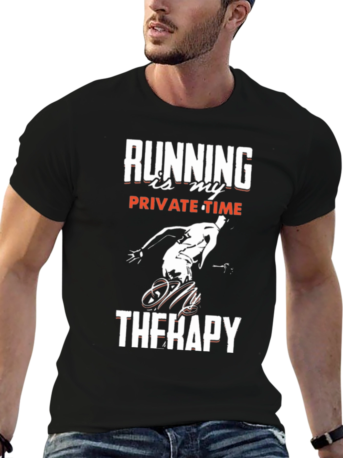 Running Is My Therapy T-Shirt