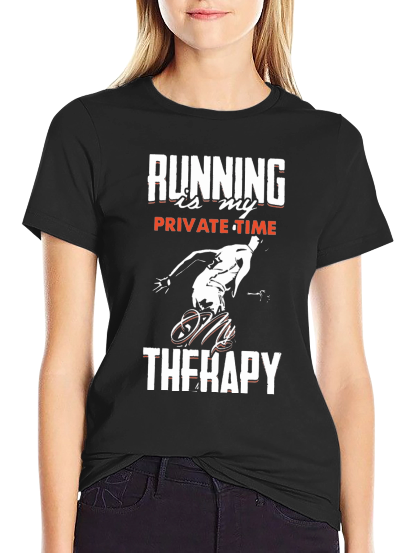 Running Is My Therapy T-Shirt