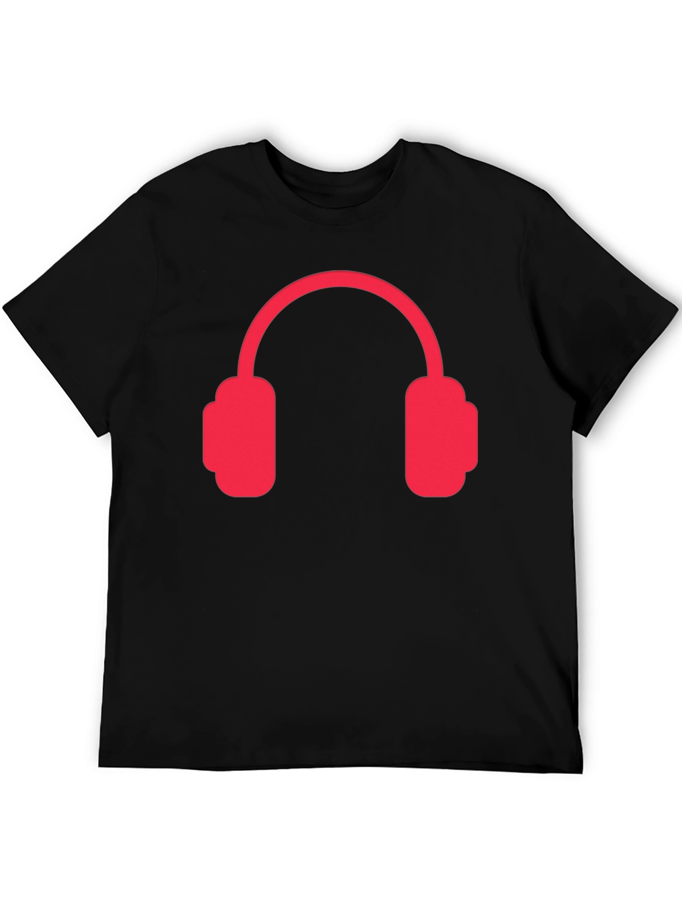 Headphones Graphic Tee - Black
