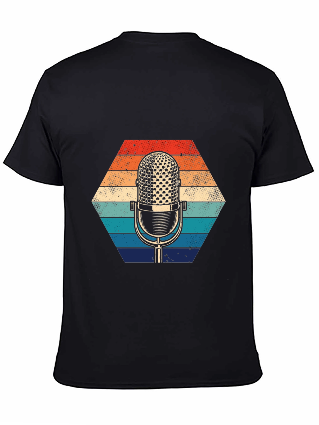 Retro Microphone Graphic Tee