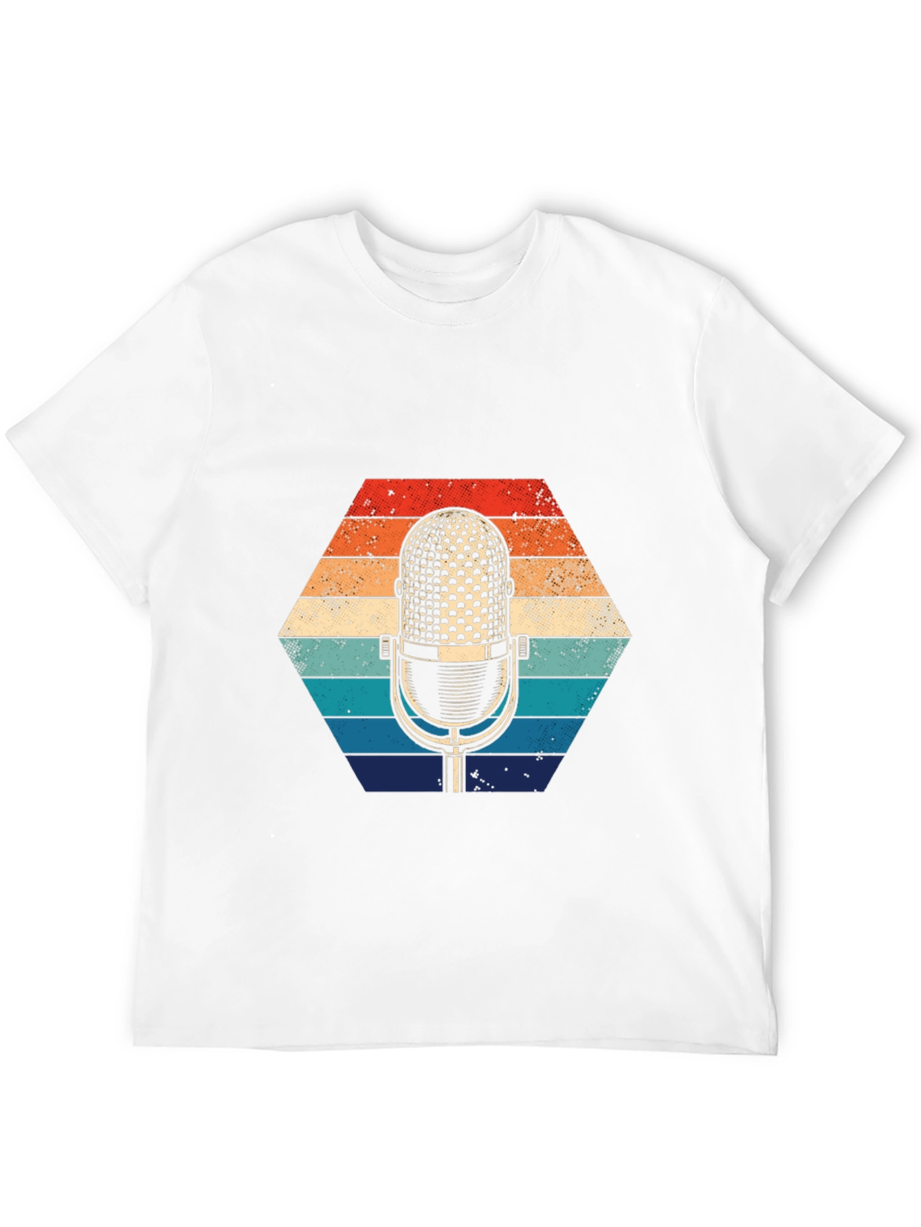 Retro Microphone Graphic Tee