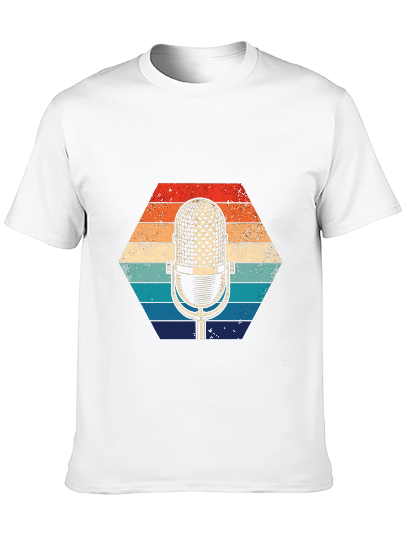 Retro Microphone Graphic Tee