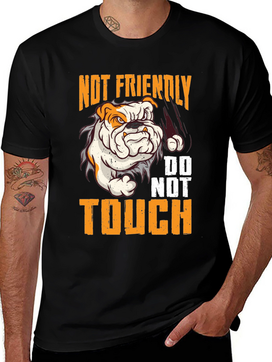 Not Friendly Bulldog Graphic Tee