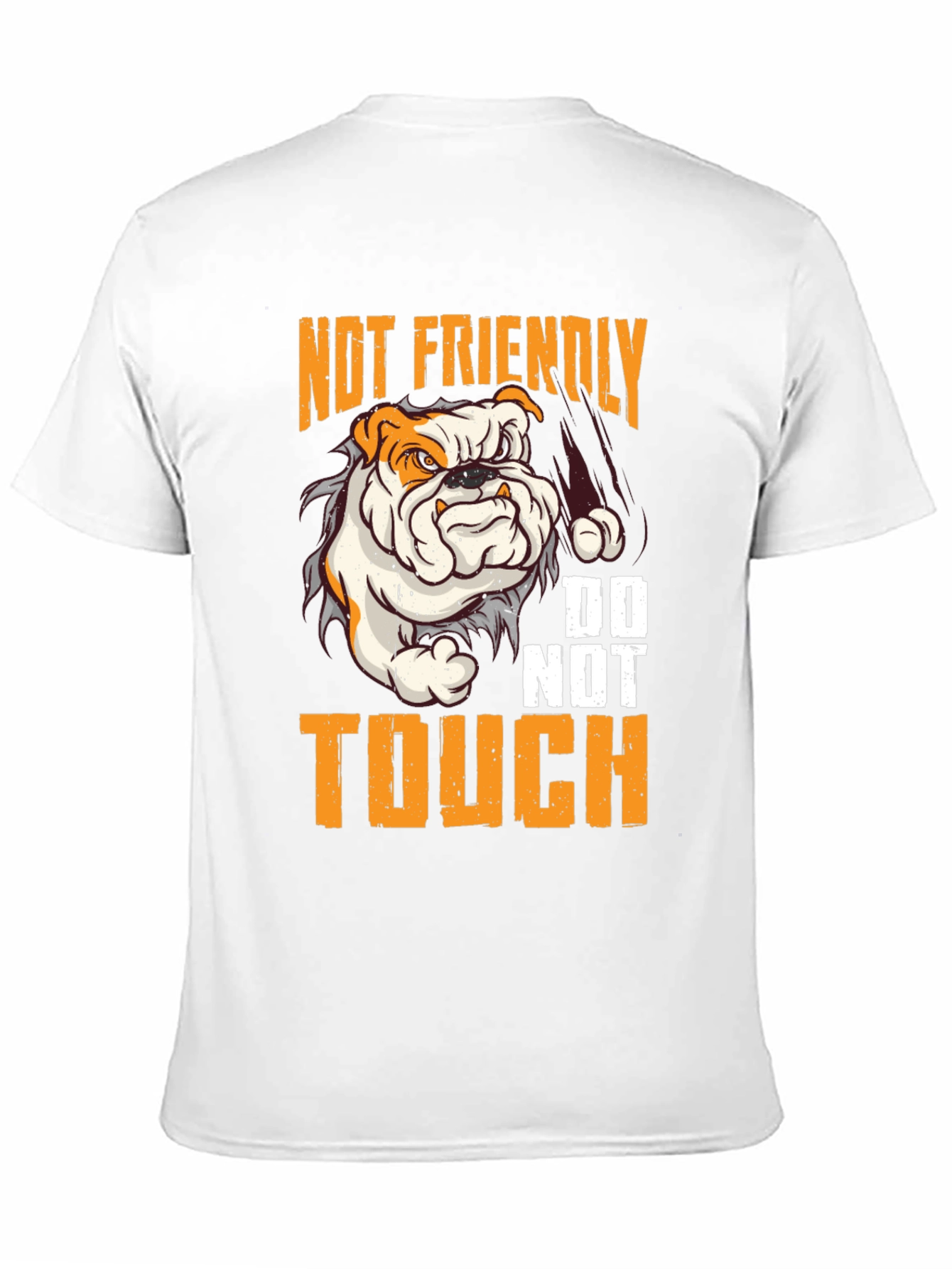 Not Friendly Bulldog Graphic Tee