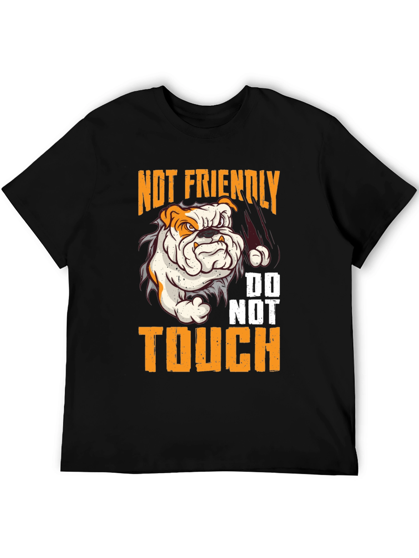 Not Friendly Bulldog Graphic Tee
