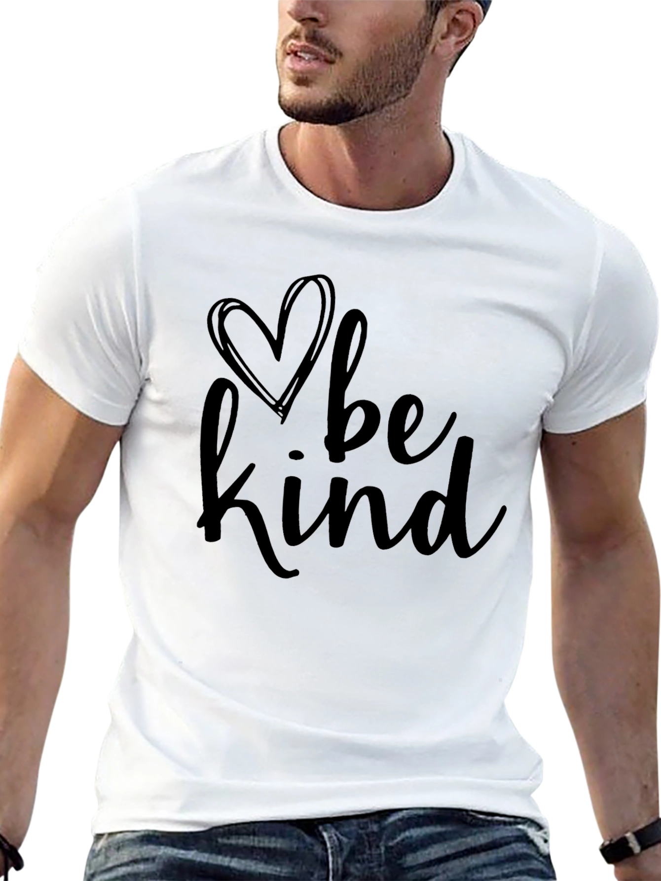 Be Kind T-Shirt - Heart Graphic Tee