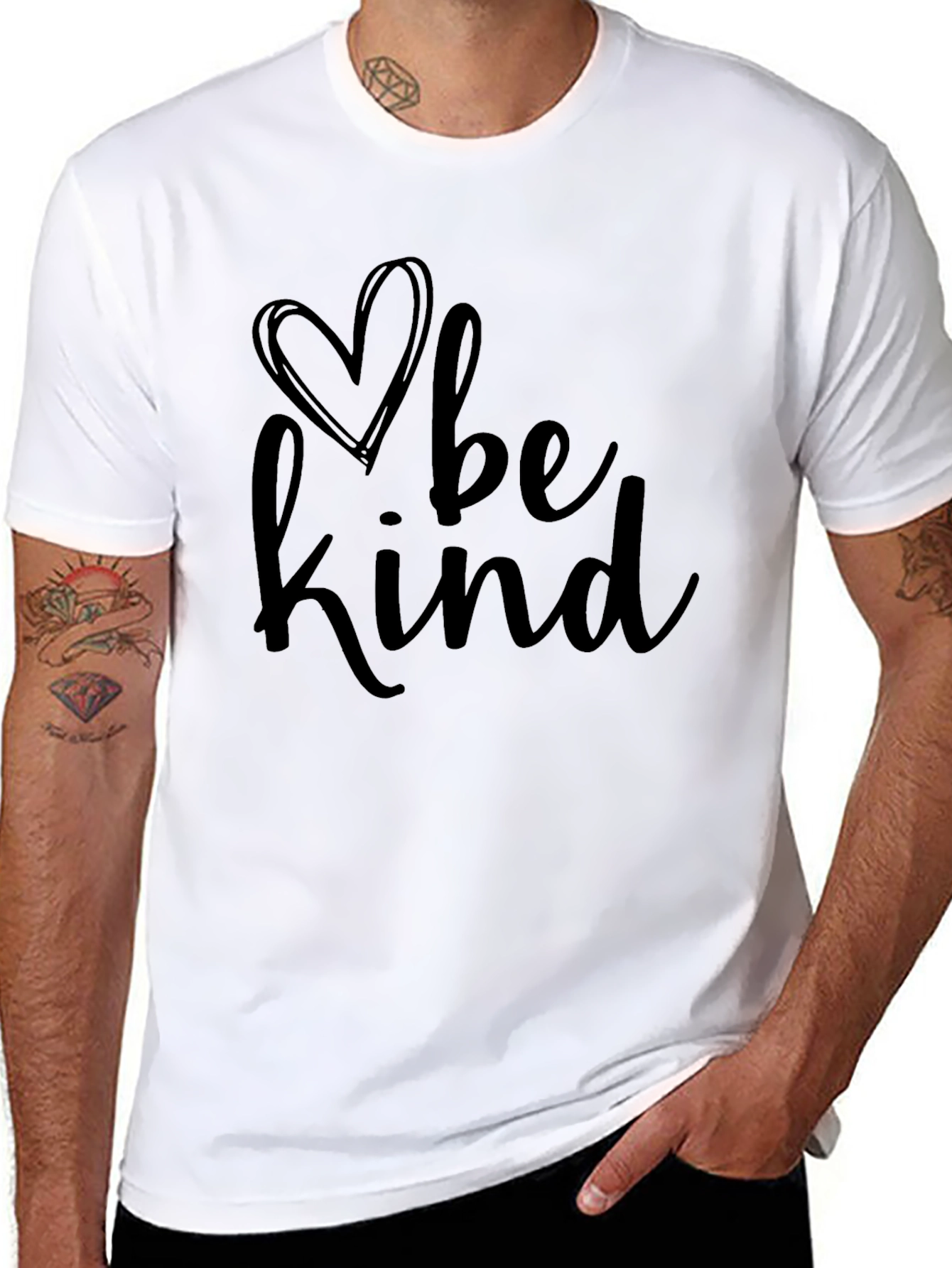 Be Kind T-Shirt - Heart Graphic Tee