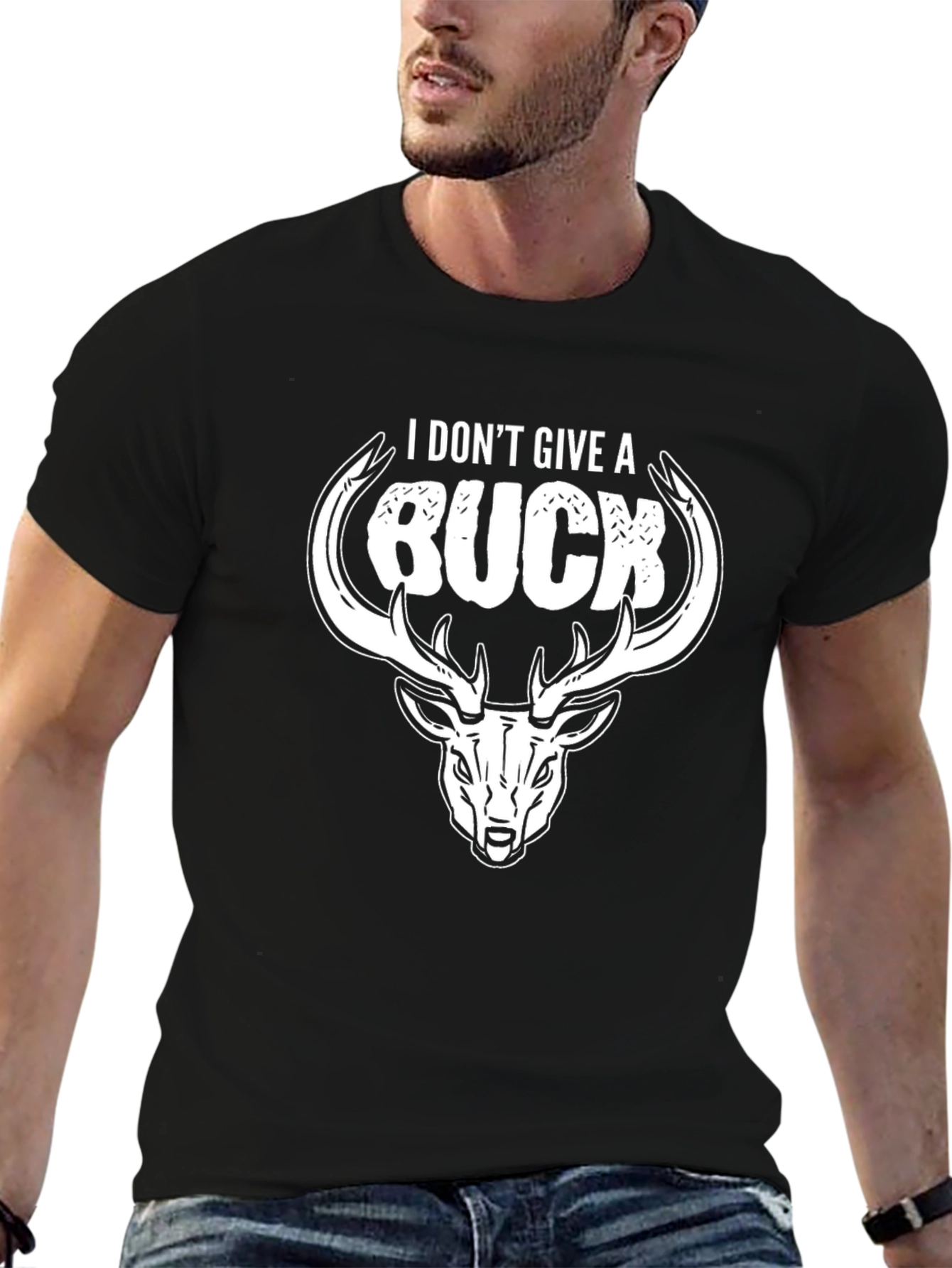 I Dont Give A Buck Deer Graphic Tee