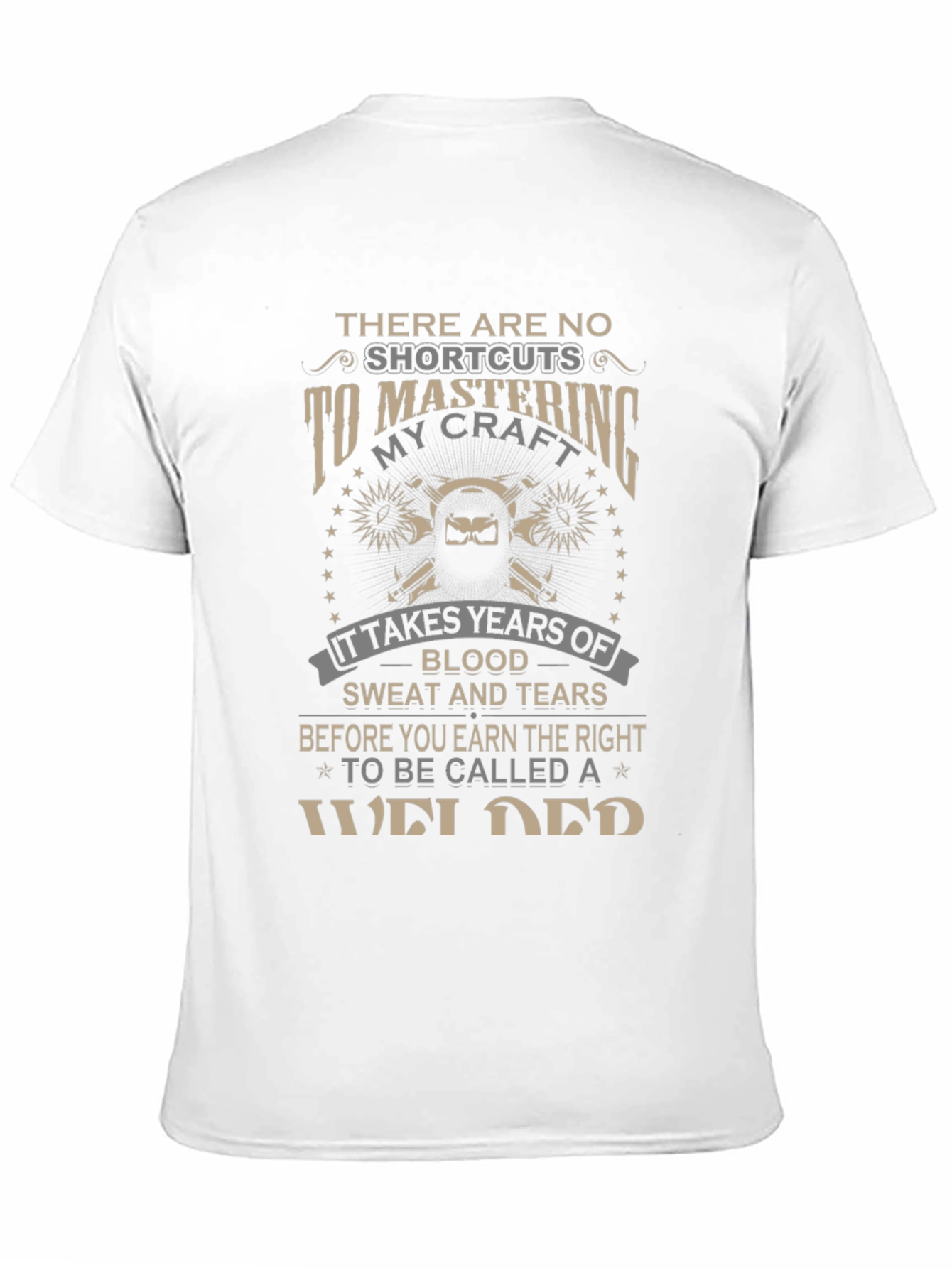 Mastering Welding Craft Black T-Shirt