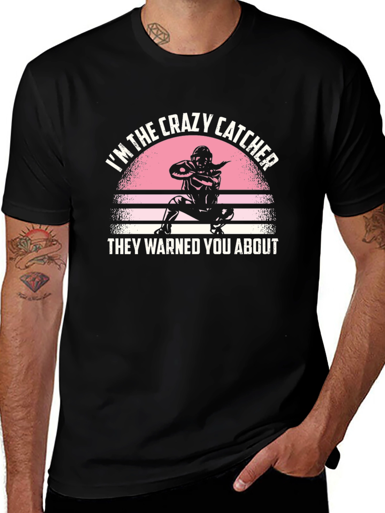 Crazy Catcher Graphic T-Shirt