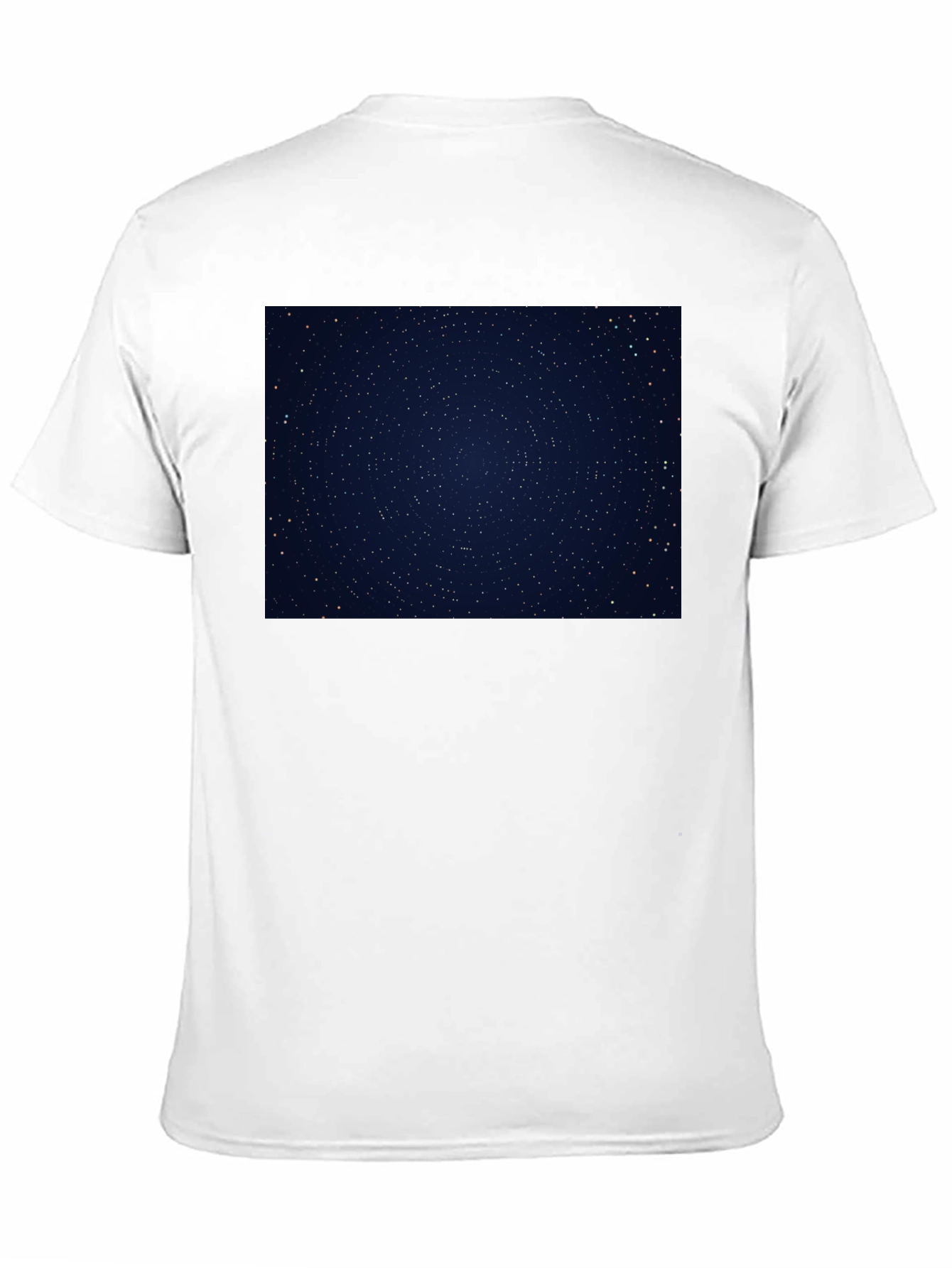 Starry Night Sky Graphic Black T-Shirt