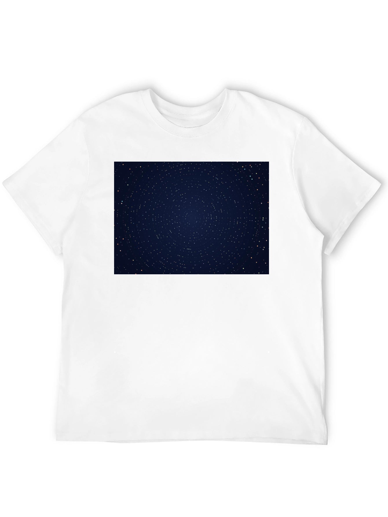 Starry Night Sky Graphic Black T-Shirt