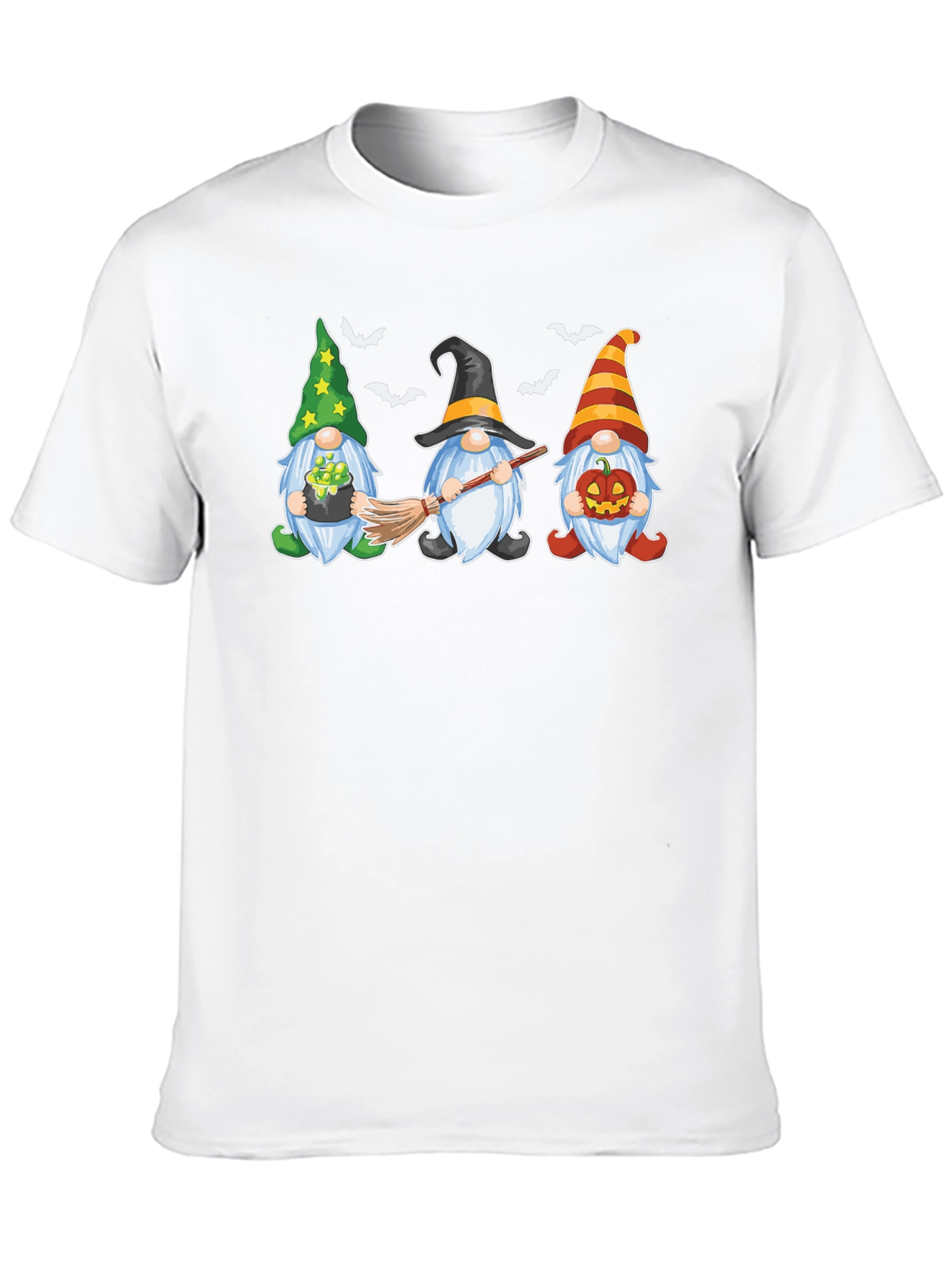 Halloween Gnomes Black T-Shirt