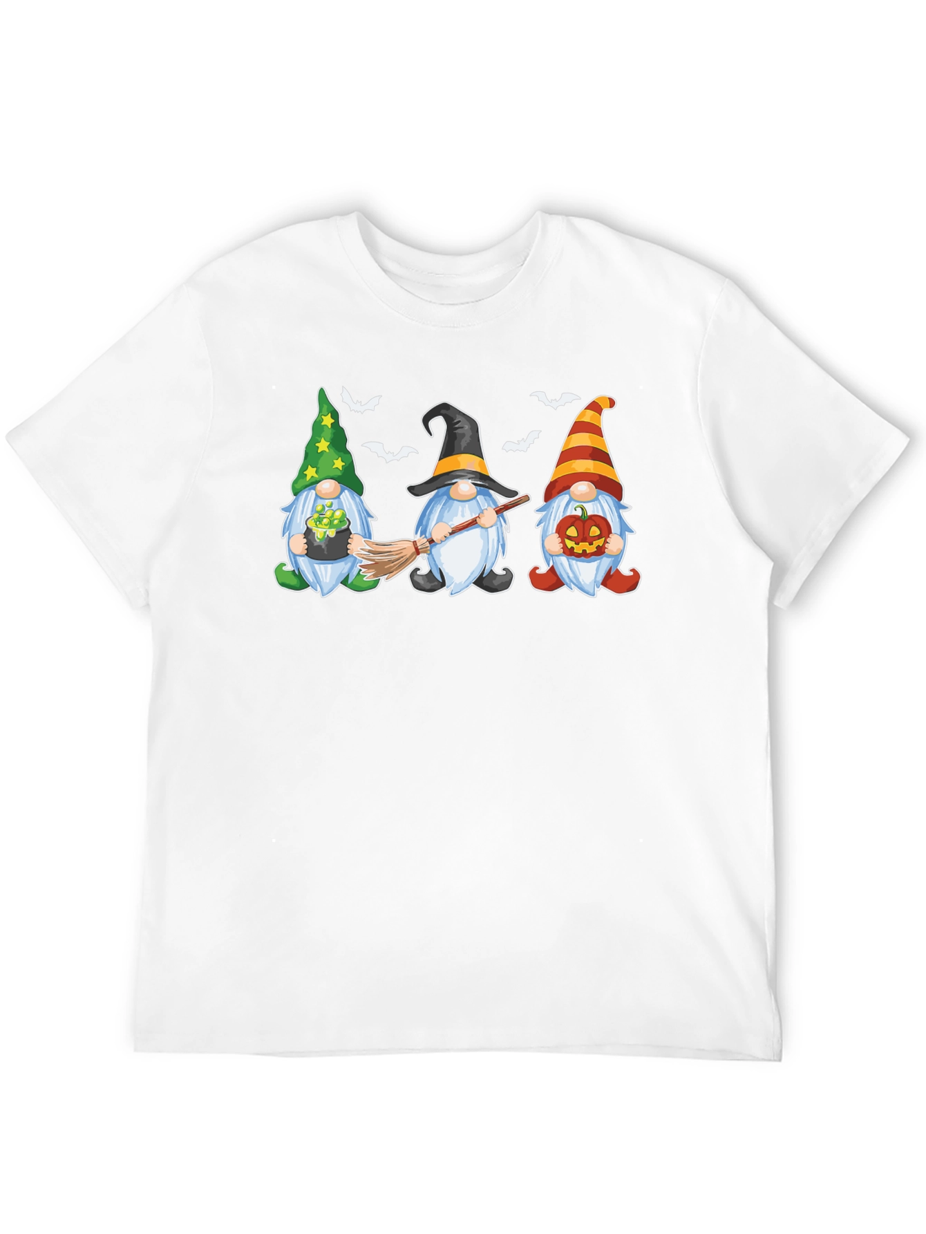 Halloween Gnomes Black T-Shirt