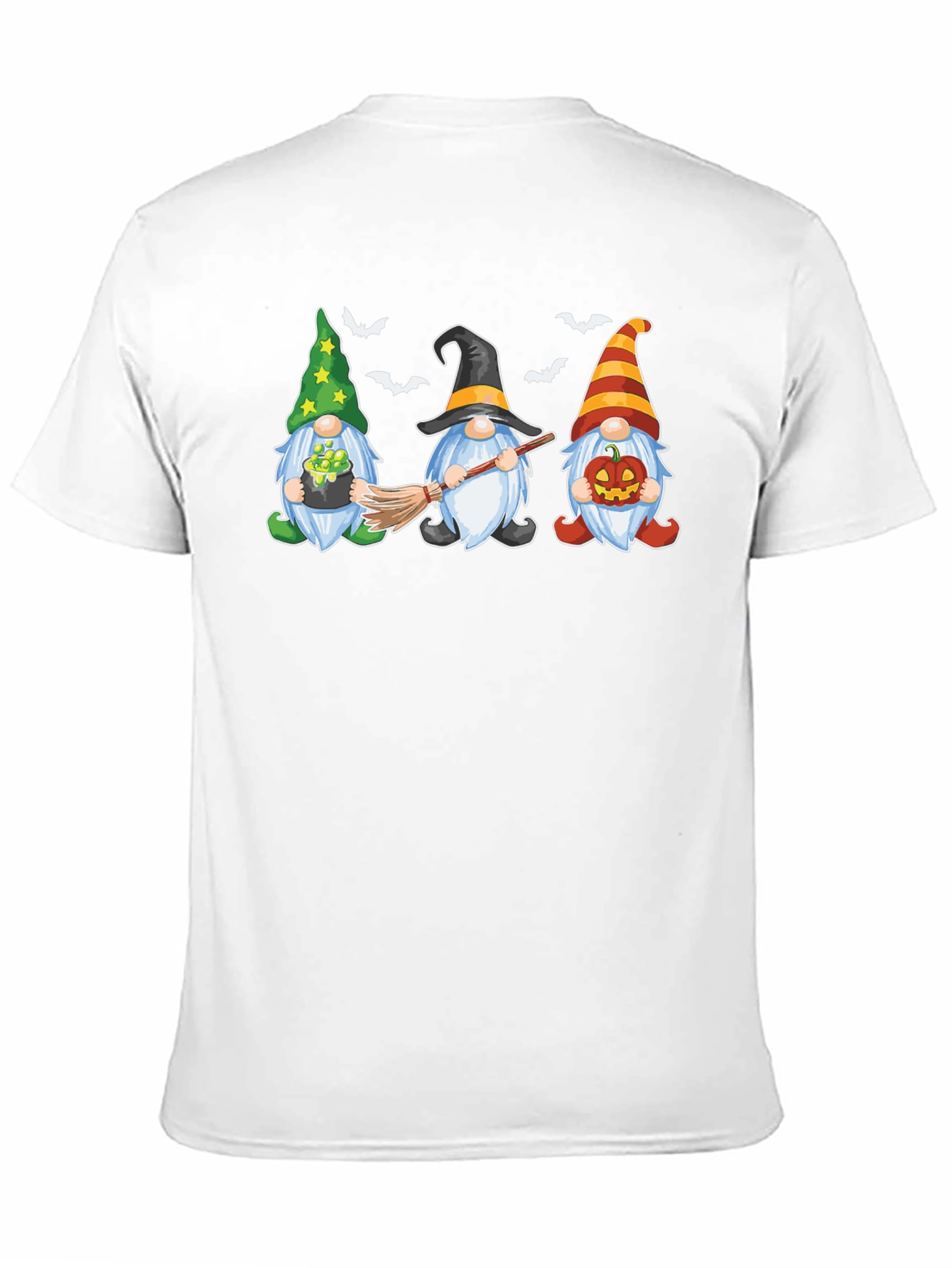 Halloween Gnomes Black T-Shirt
