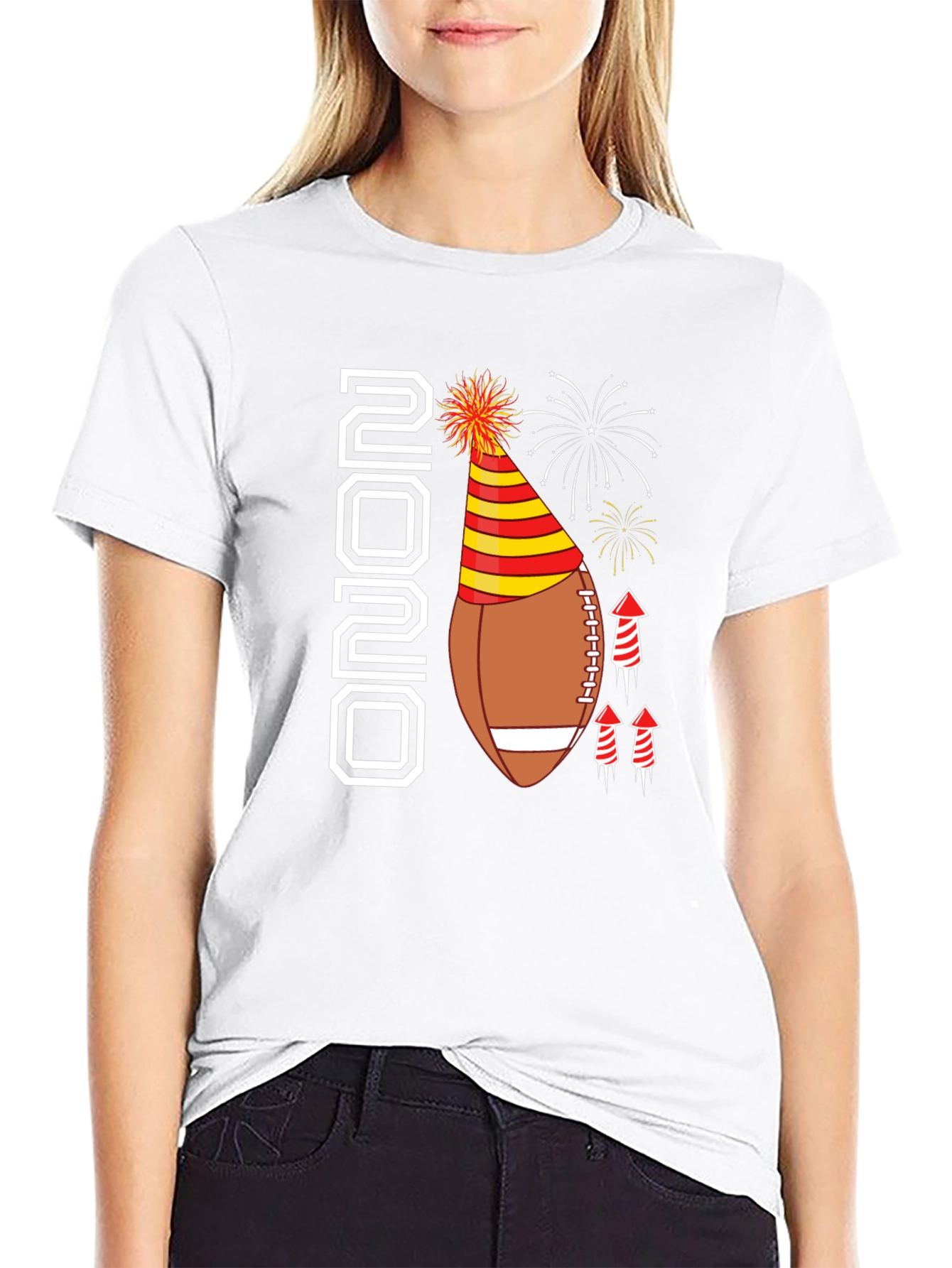 Festive Football New Year T-Shirt
