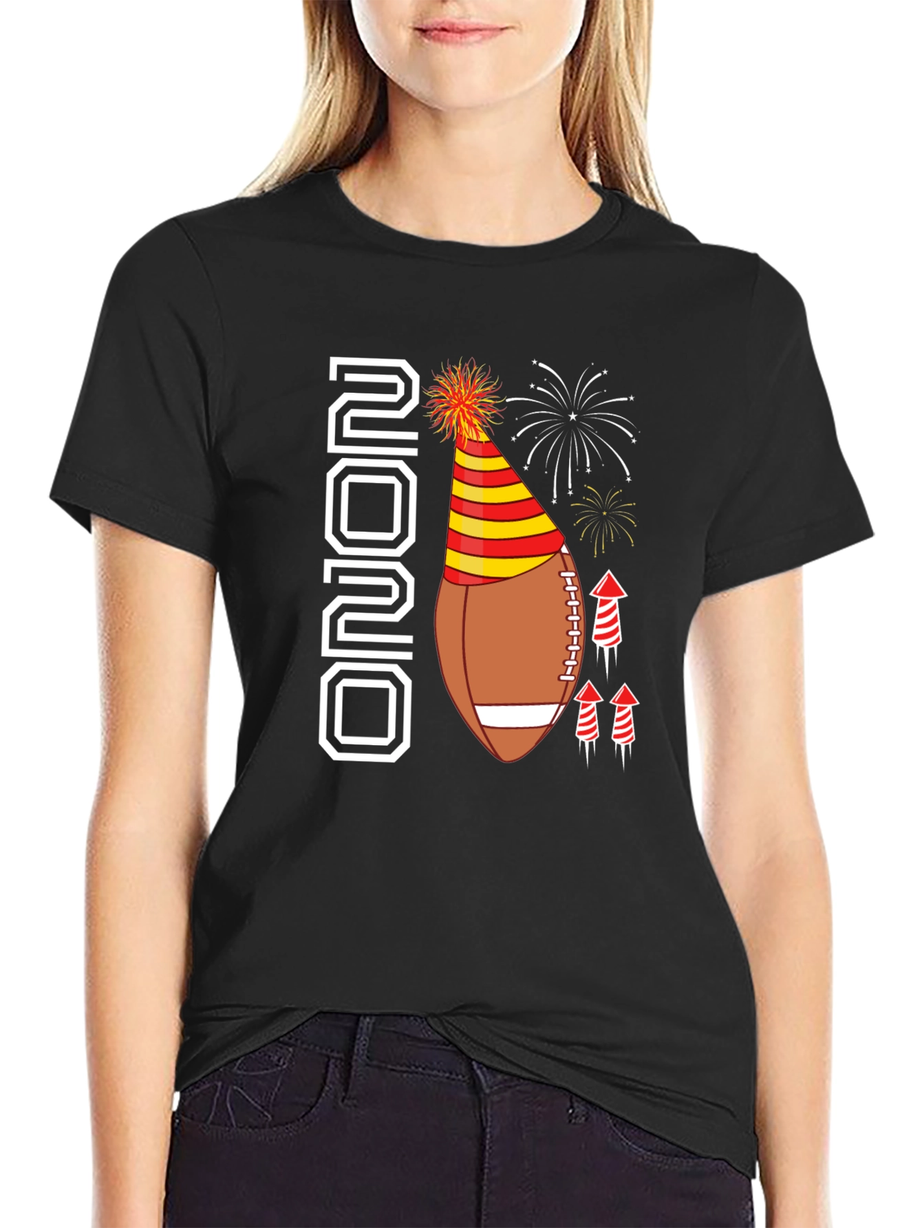 Festive Football New Year T-Shirt