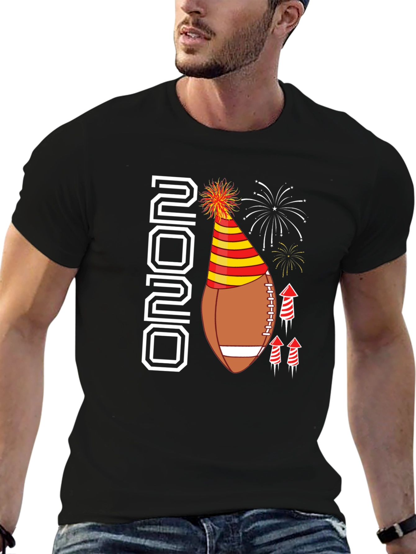 Festive Football New Year T-Shirt