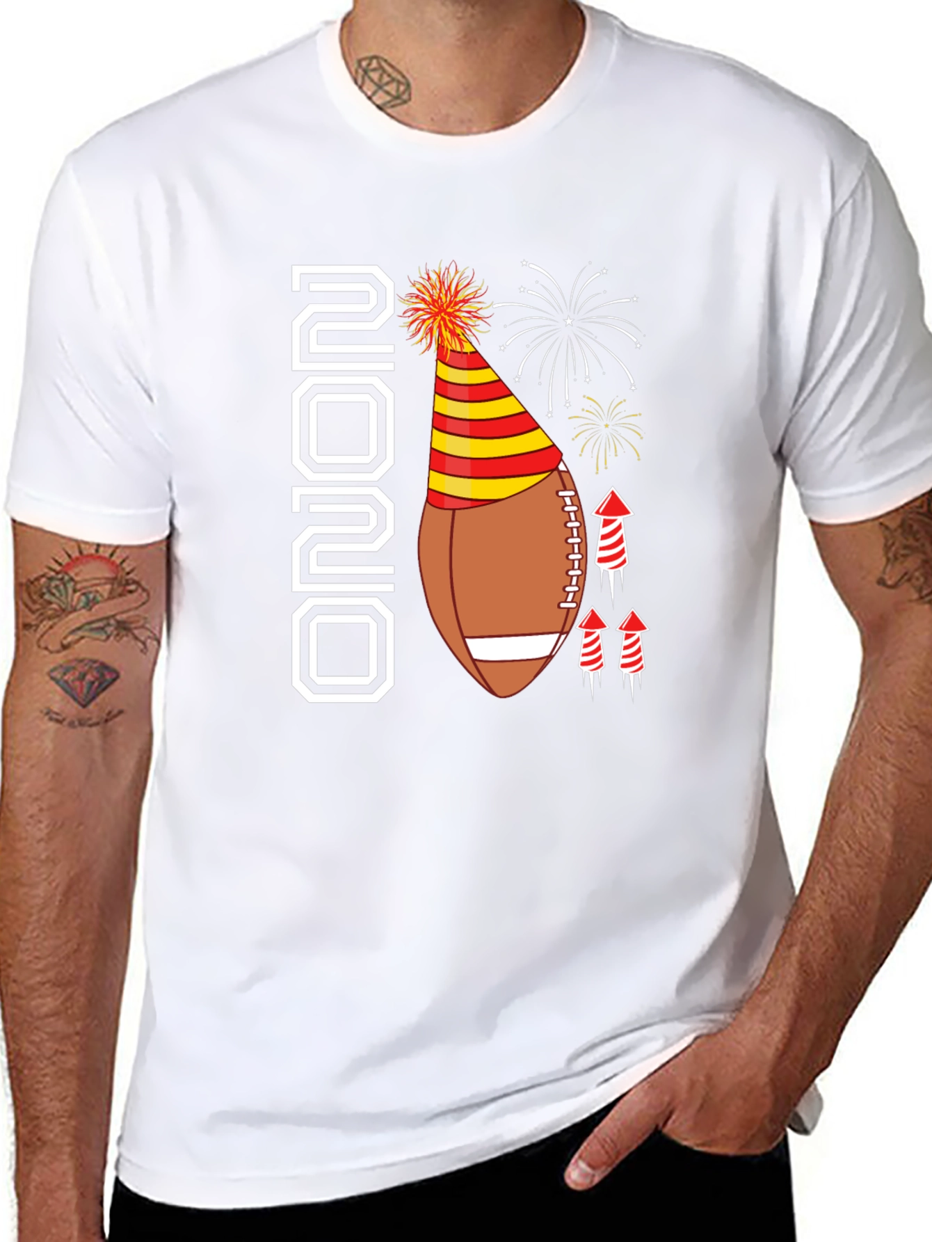 Festive Football New Year T-Shirt