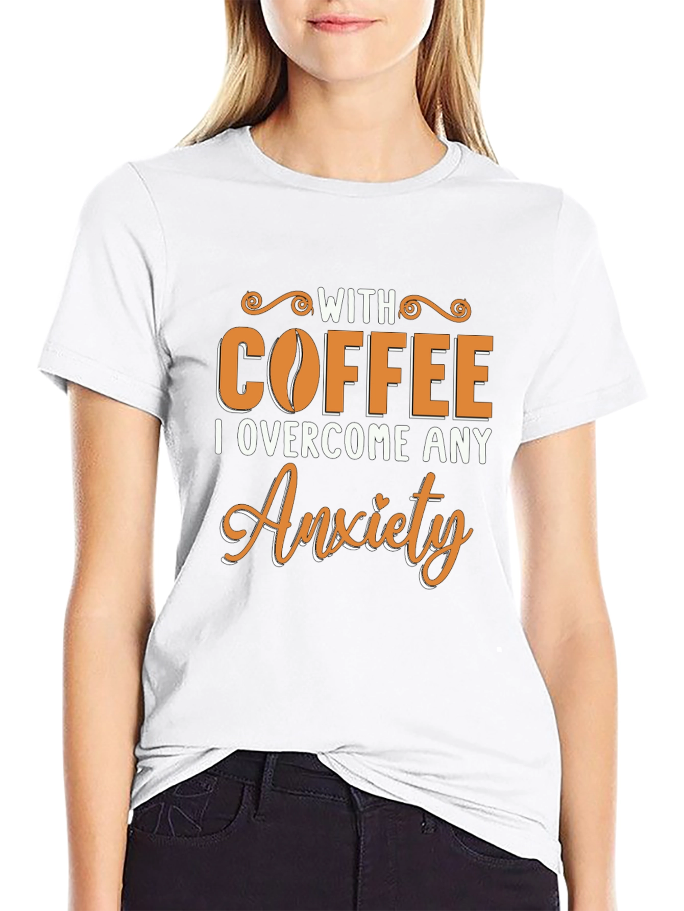 Coffee Overcome Anxiety T-Shirt