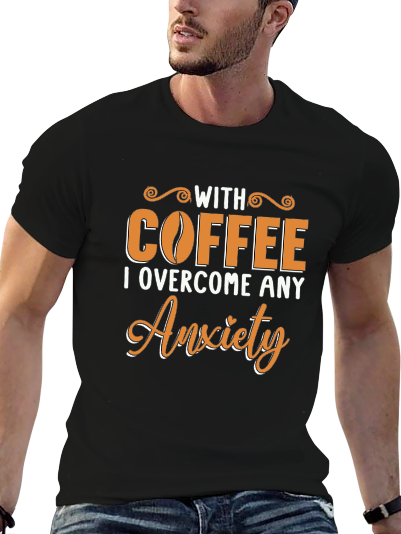 Coffee Overcome Anxiety T-Shirt