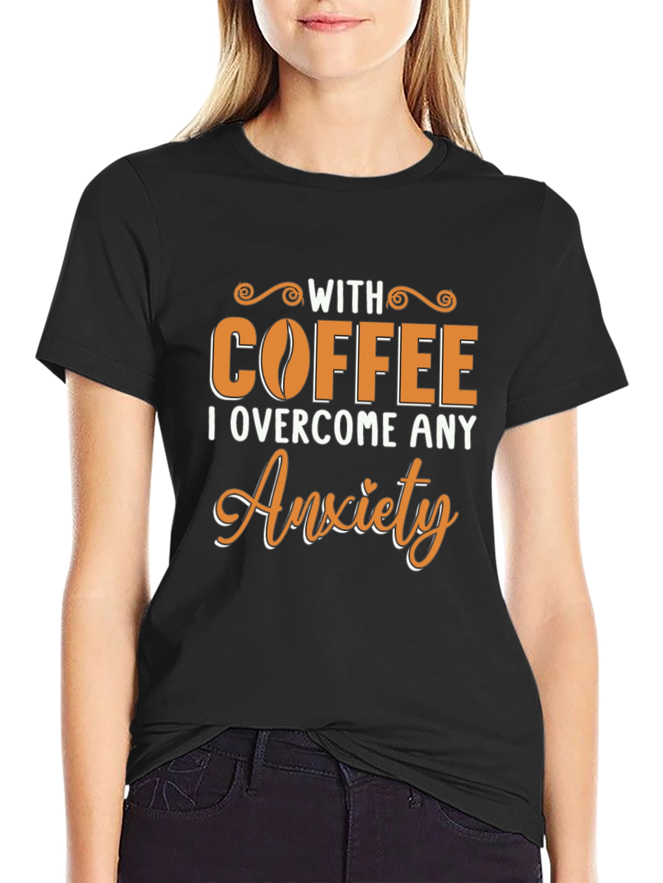 Coffee Overcome Anxiety T-Shirt