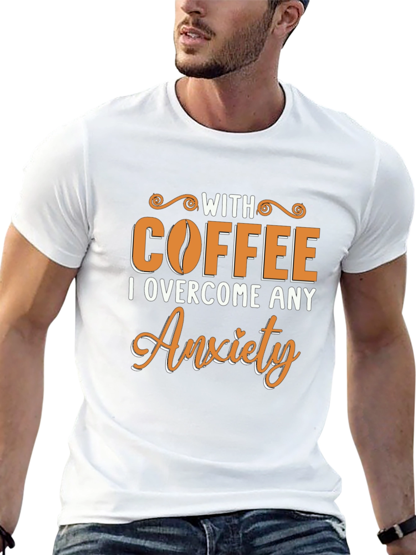 Coffee Overcome Anxiety T-Shirt