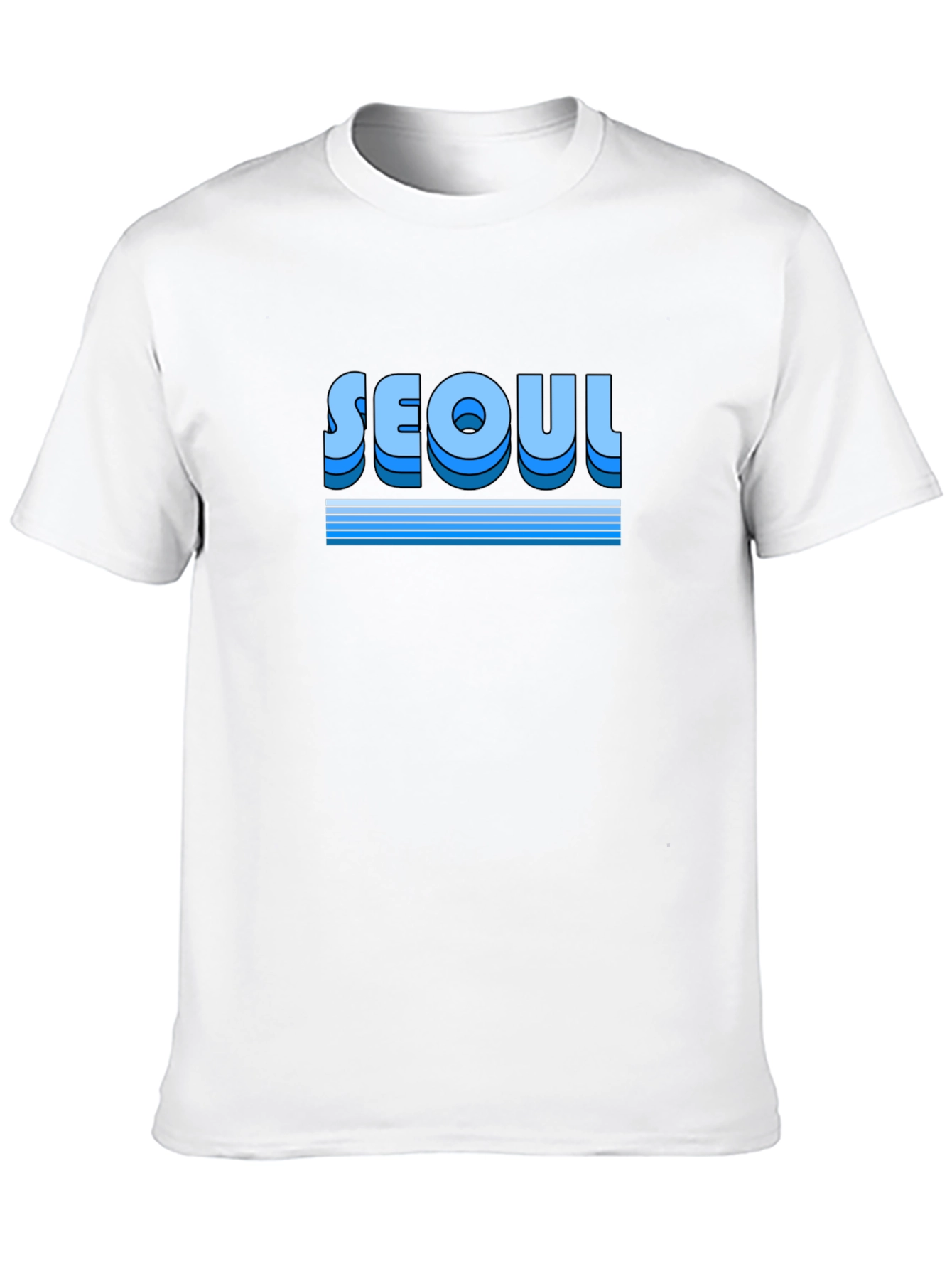 Seoul Retro Graphic Tee - Stylish City Pride
