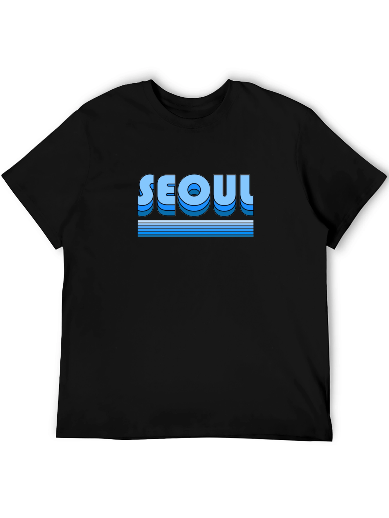 Seoul Retro Graphic Tee - Stylish City Pride