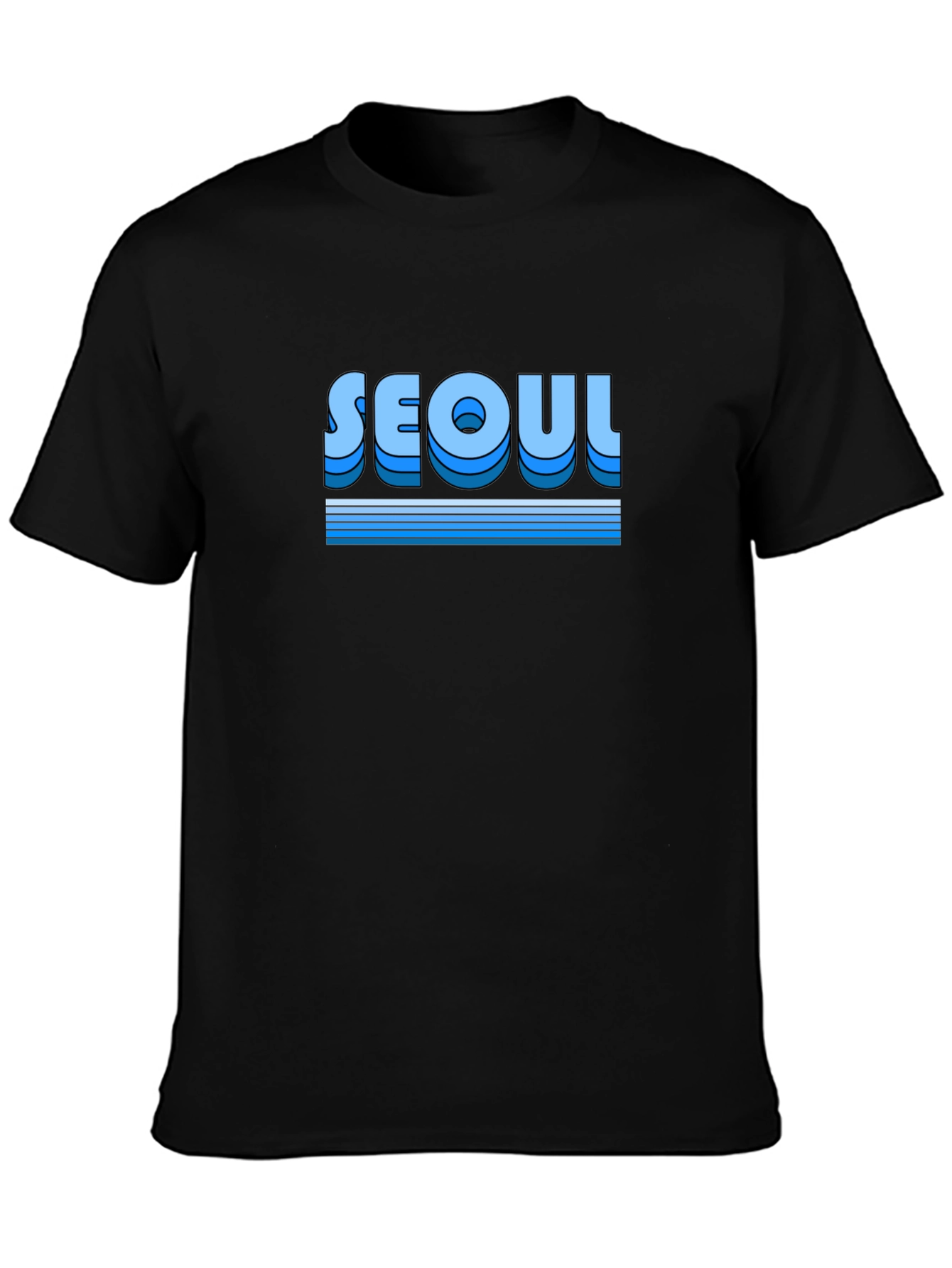 Seoul Retro Graphic Tee - Stylish City Pride