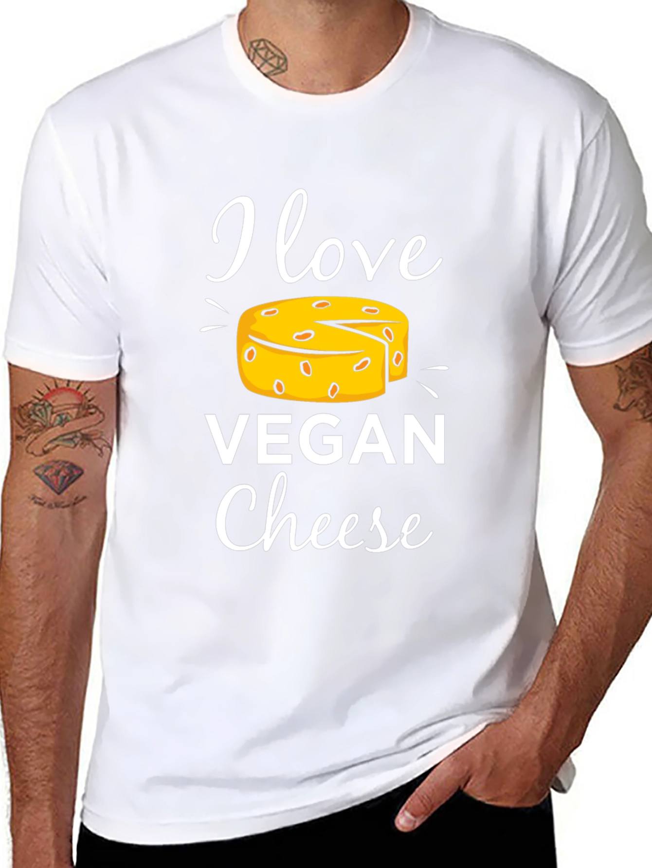 I Love Vegan Cheese T-Shirt