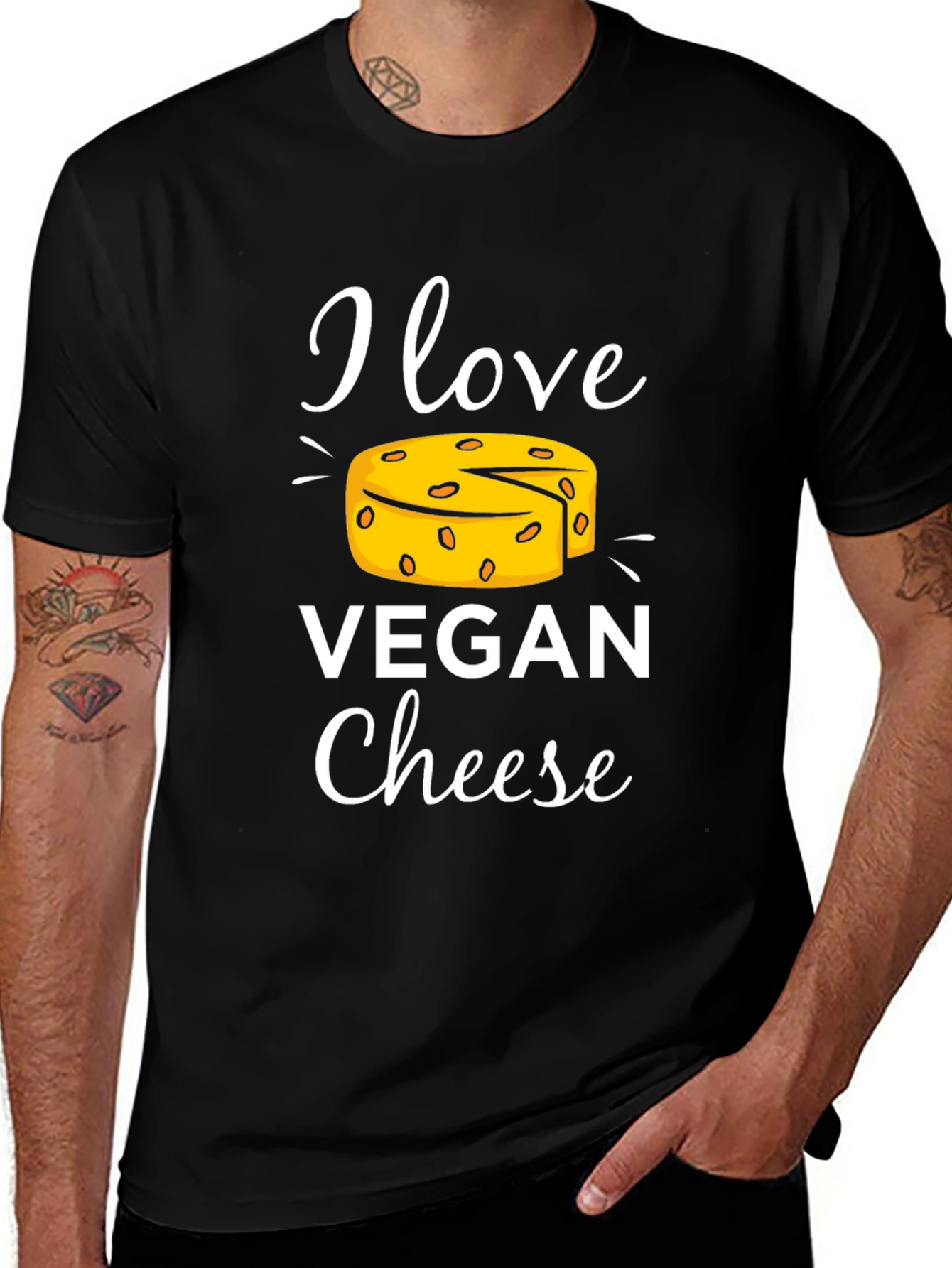 I Love Vegan Cheese T-Shirt