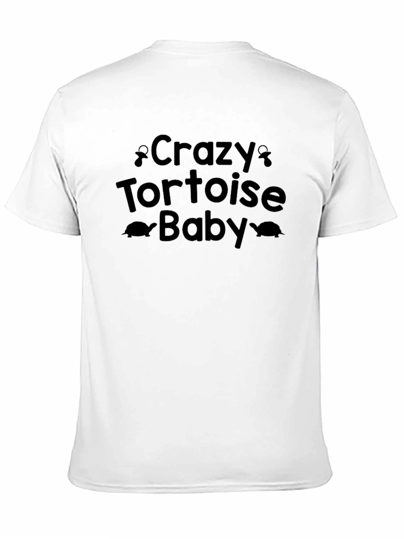 Crazy Tortoise Baby Black T-Shirt