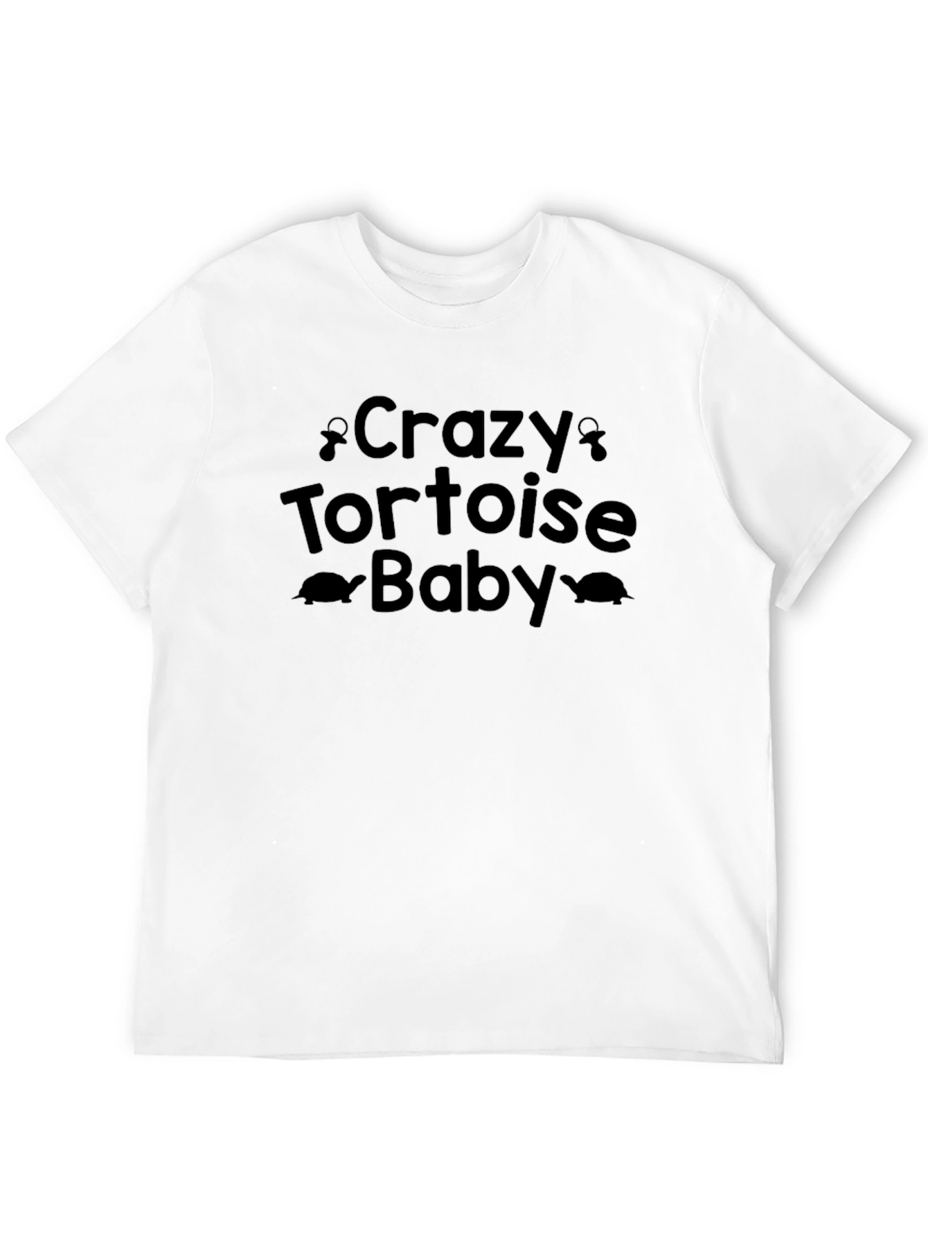 Crazy Tortoise Baby Black T-Shirt